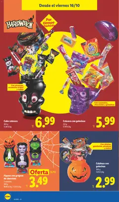Vista previa Calabaza con golosinas, Con chicles, gominolas, piruletas y nubes válido desde el 12/10/2026 | Página: 30