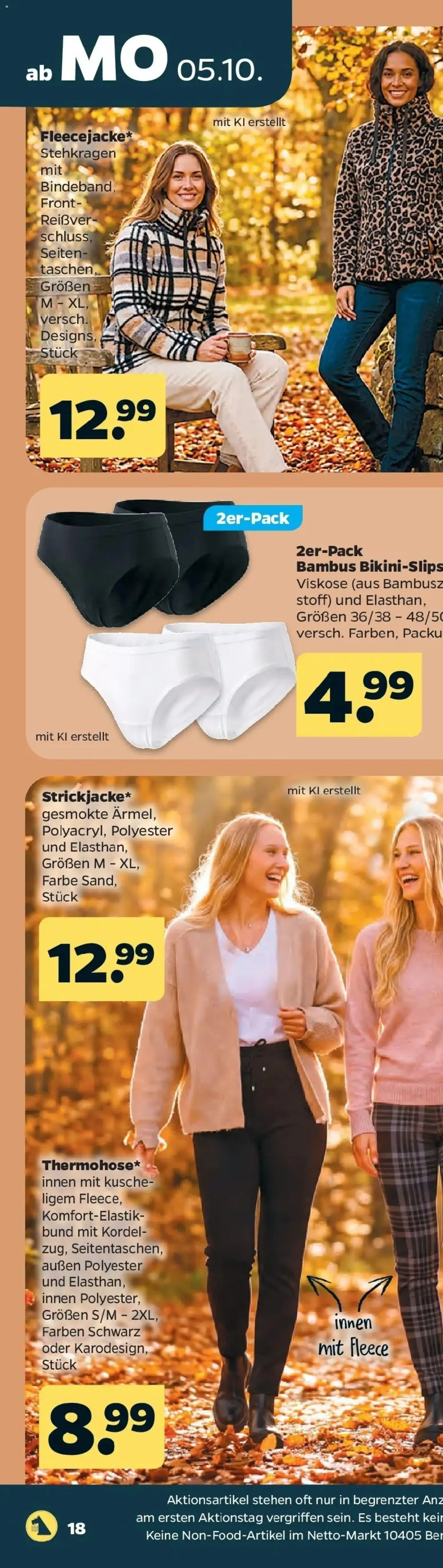 Netto Aktueller Prospekt ab 05.10.2026 → Angebote nächste Woche | Seite: 47 | Produkte: Taschen