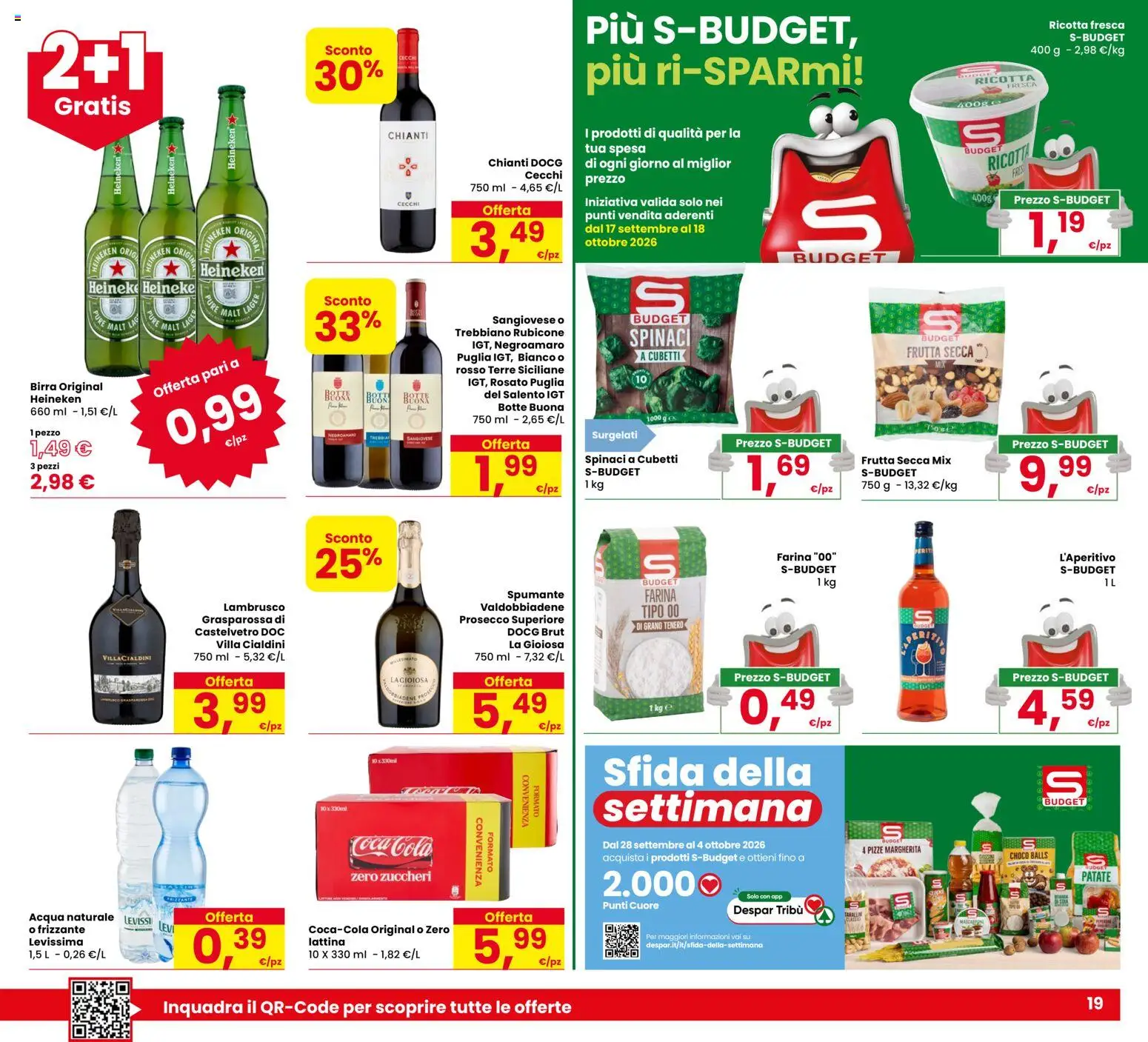 Volantino Eurospar del 17/09/2026 | Pagina: 19