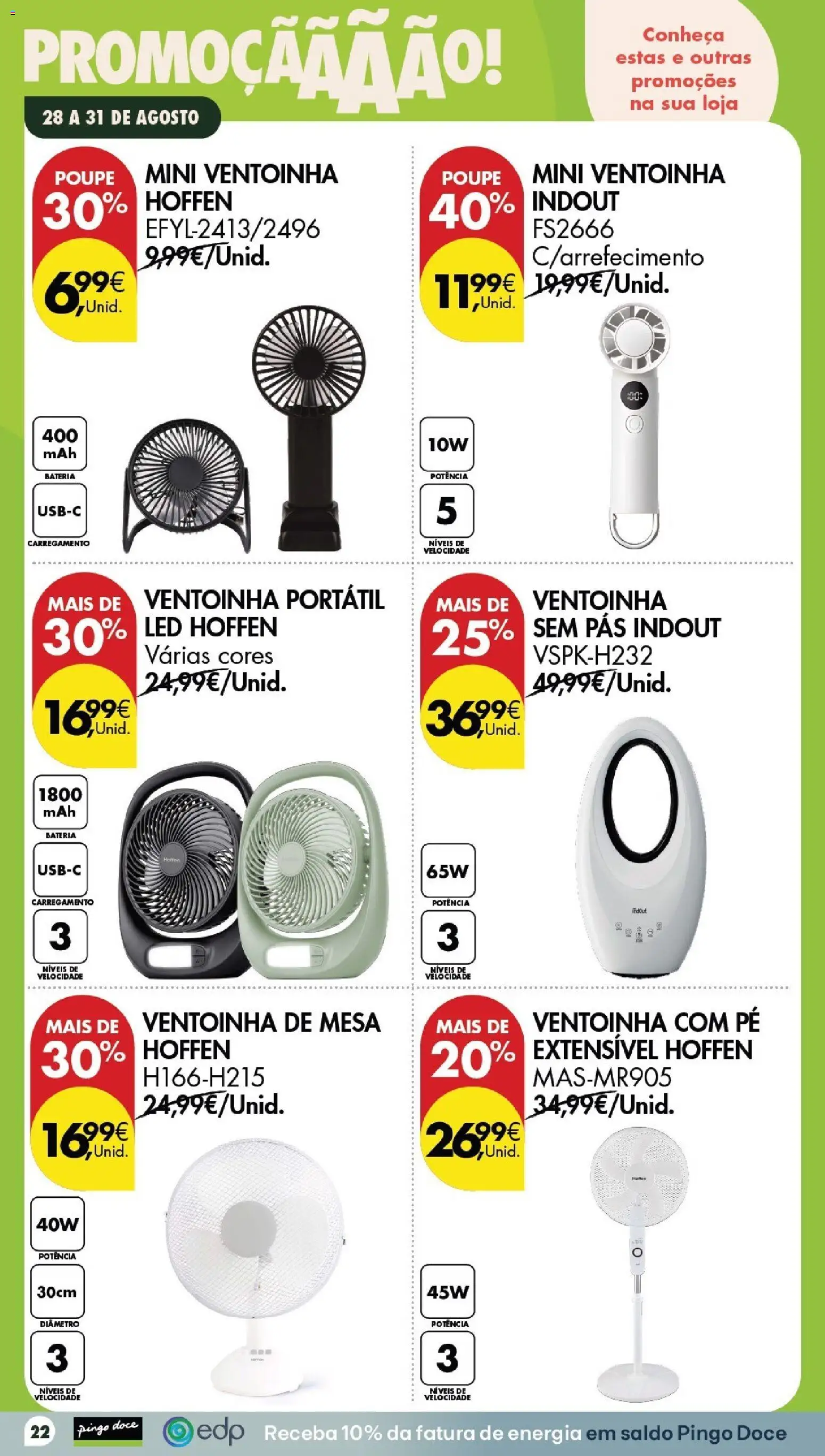 Pingo Doce Poupe este Fim de Semana │ válido de 28/08/2026 | Página: 22 | Produtos: Mesa, Bateria