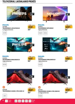 Senukai leidinys galioja nuo 02.04.2026 | Puslapis: 25 | Prekių: Tv, Televizorius