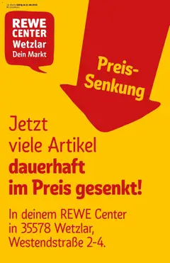 Rewe Prospekt Wetzlar ab 21.09.2026 gültig