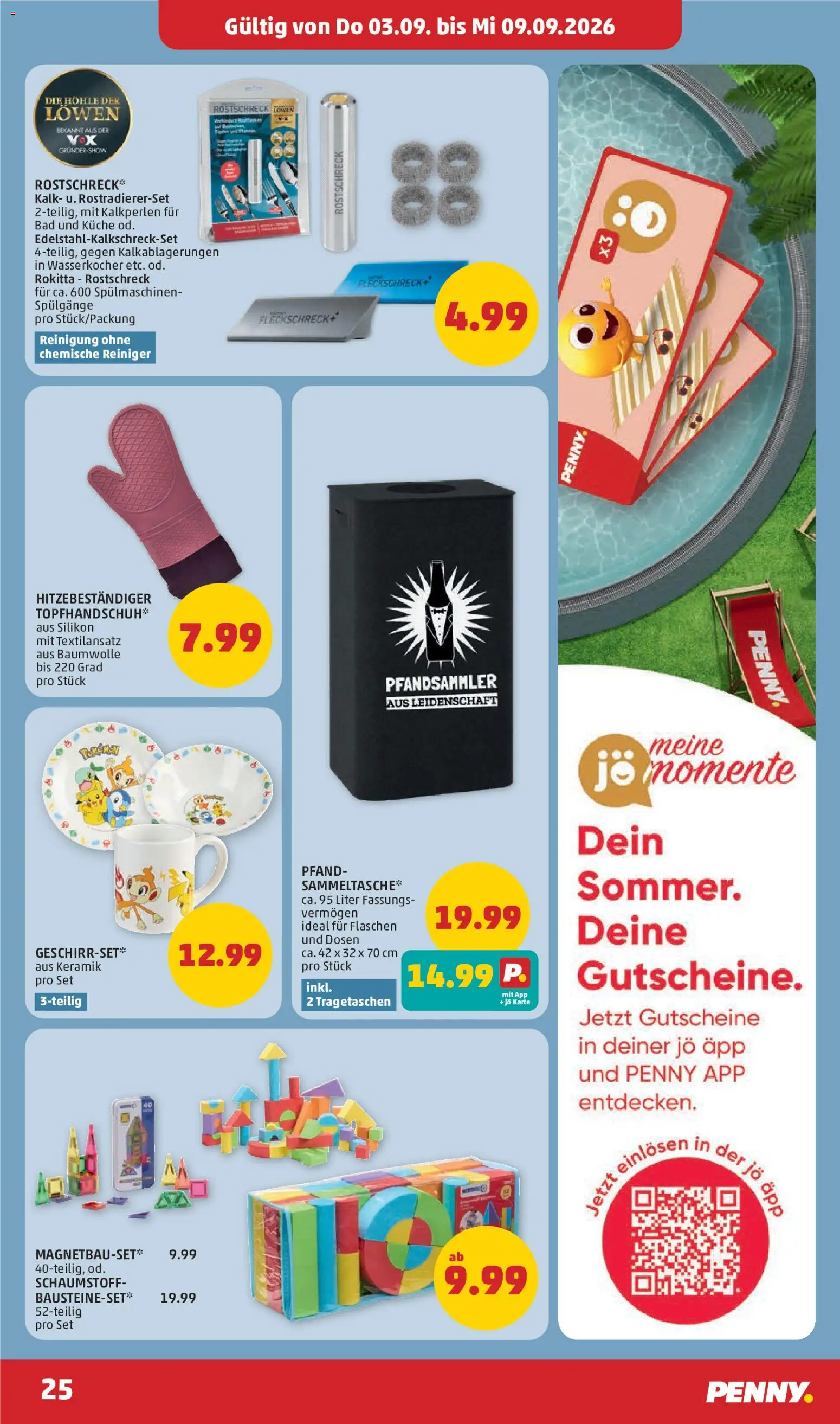 Penny Markt Flugblatt gültig ab 03.09.2026 | Seite: 25 | Produkte: Wasserkocher, Bad