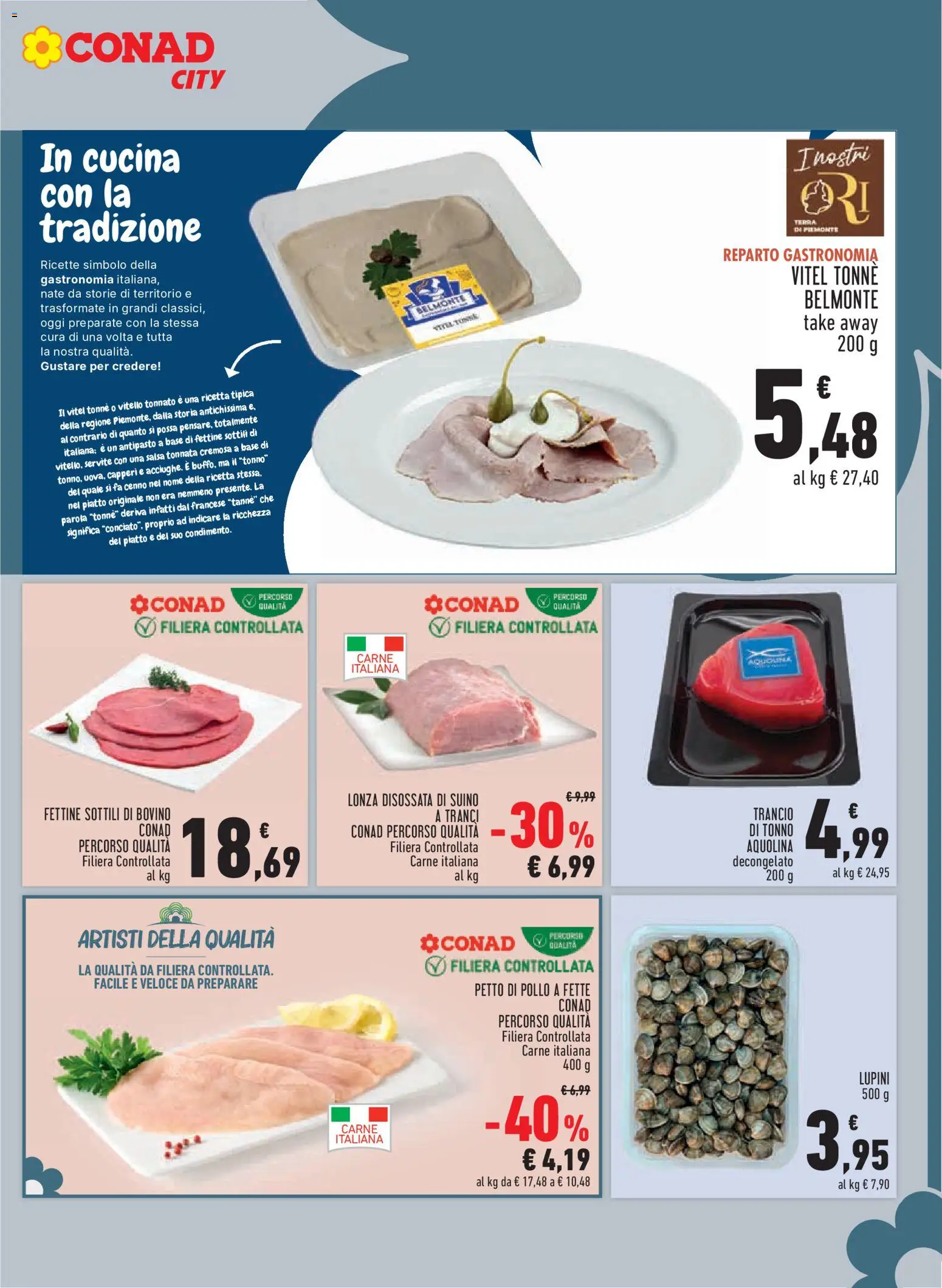 Volantino Conad del 21.05.2026 | Pagina: 7 | Prodotti: Petto di Pollo, Salsa, Suino, Tonno