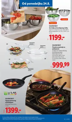 Lidl katalog - pregled Lidl kataloga - važi od 20.08.2026 | Strana: 101 | Proizvode: Silvercrest, Posuda za pečenje, Tiganj
