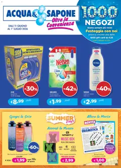 Anteprima del volantino Acqua e Sapone volantino Cesar S.p.A. valido a partire dal 11.06.2026