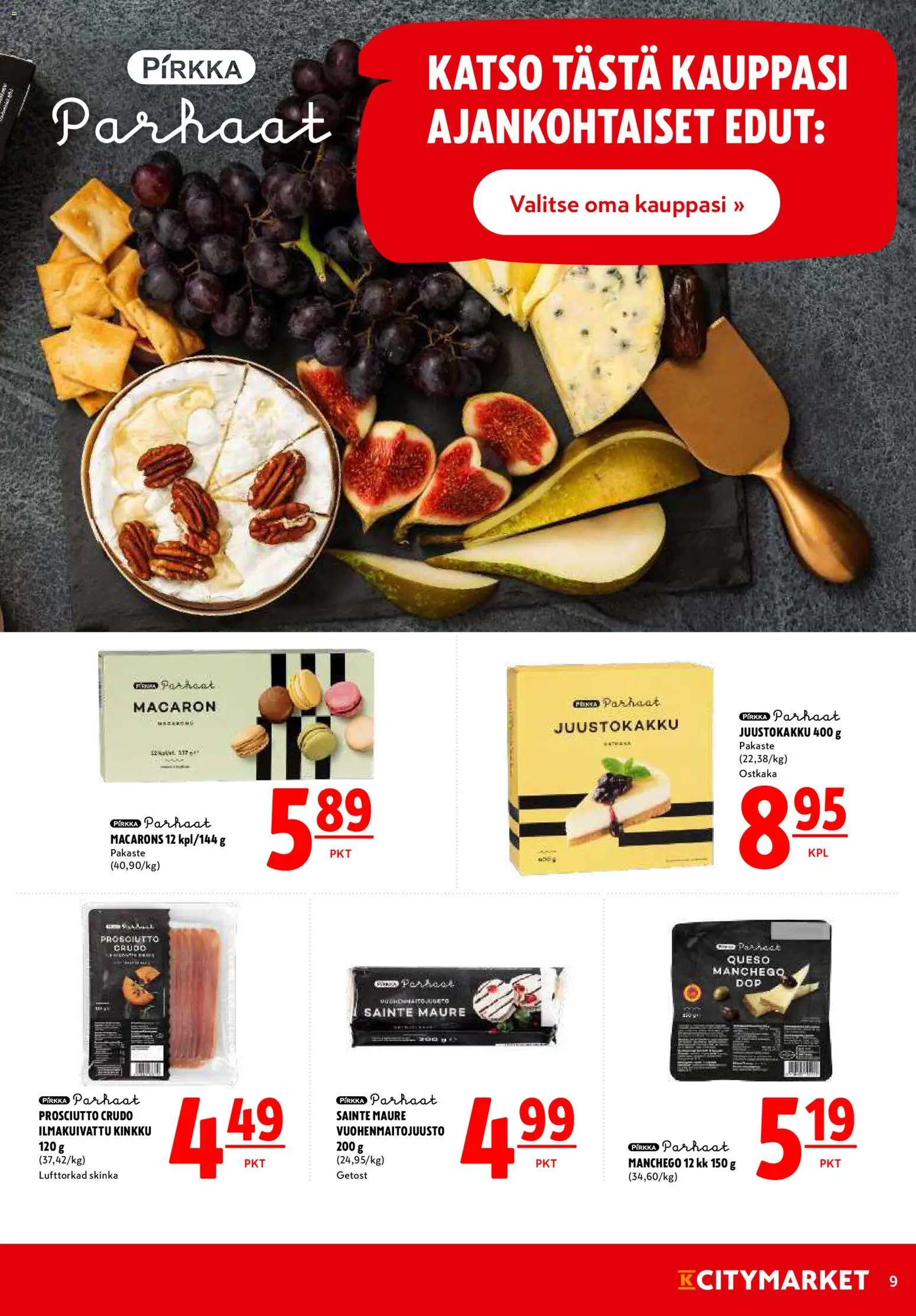 K-Citymarket tarjoukset – voimassa 22/10/2026 alkaen | Sivu: 9
