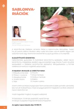Crystal Nails Oktatási kézikönyv 2026 Nyár - amely érvényes a következő dátumtól: 2026.06.08. | Oldal: 34 | Termékek: Mandula