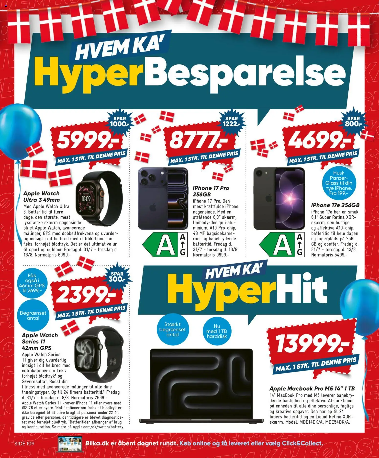 Bilka tilbudsavis – gyldig fra 31/07/2026 | Side: 4 | Produkter: Skærm, Ur, GPS, Harddisk