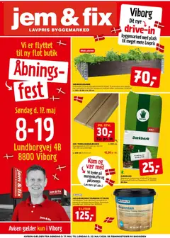 Jem & fix - Åbningsavis - Viborg gyldig fra 17.05.2026