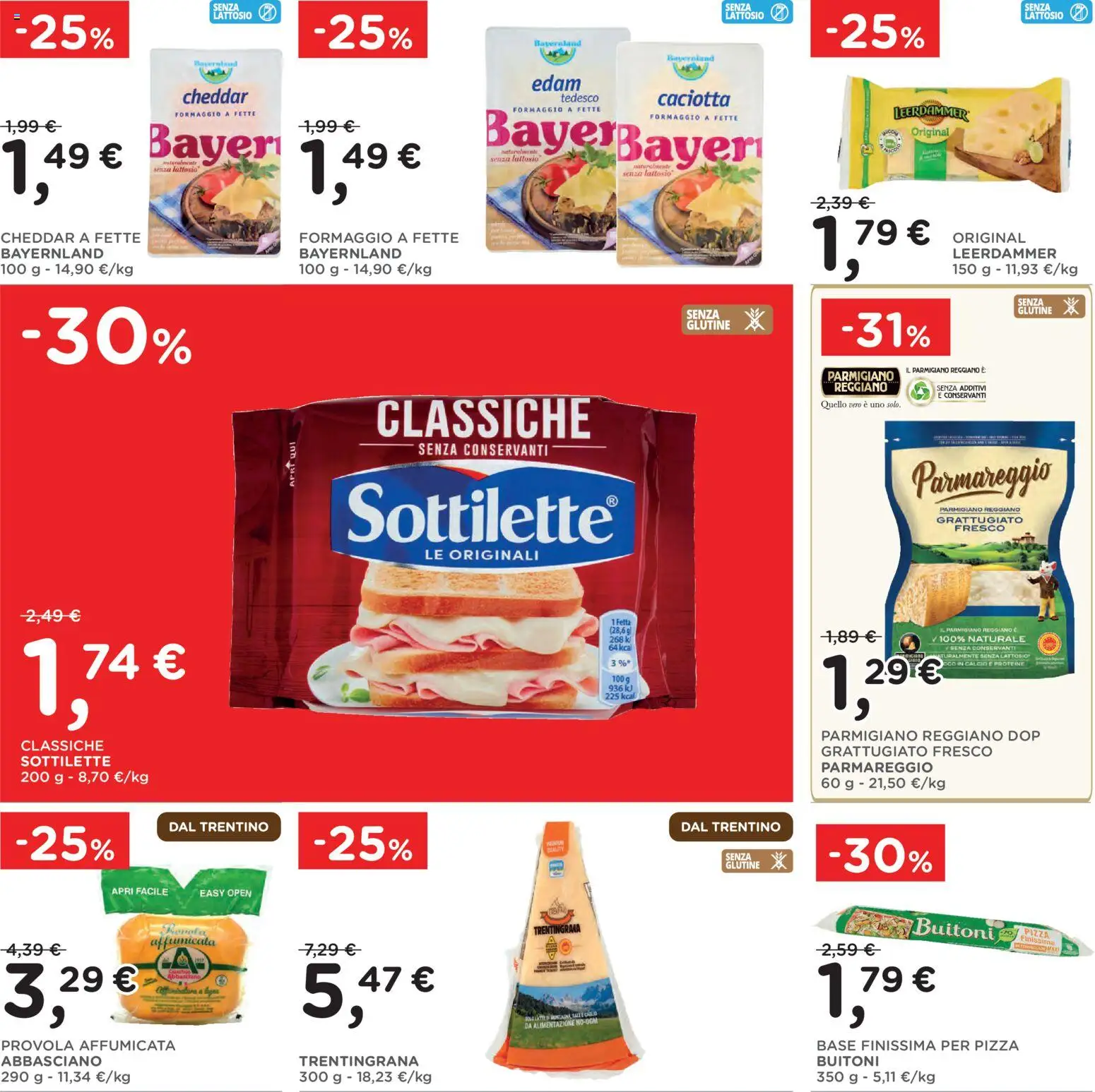 Volantino Poli del 22.04.2026 | Pagina: 12 | Prodotti: Latte, Provola, Parmigiano reggiano, Parmigiano