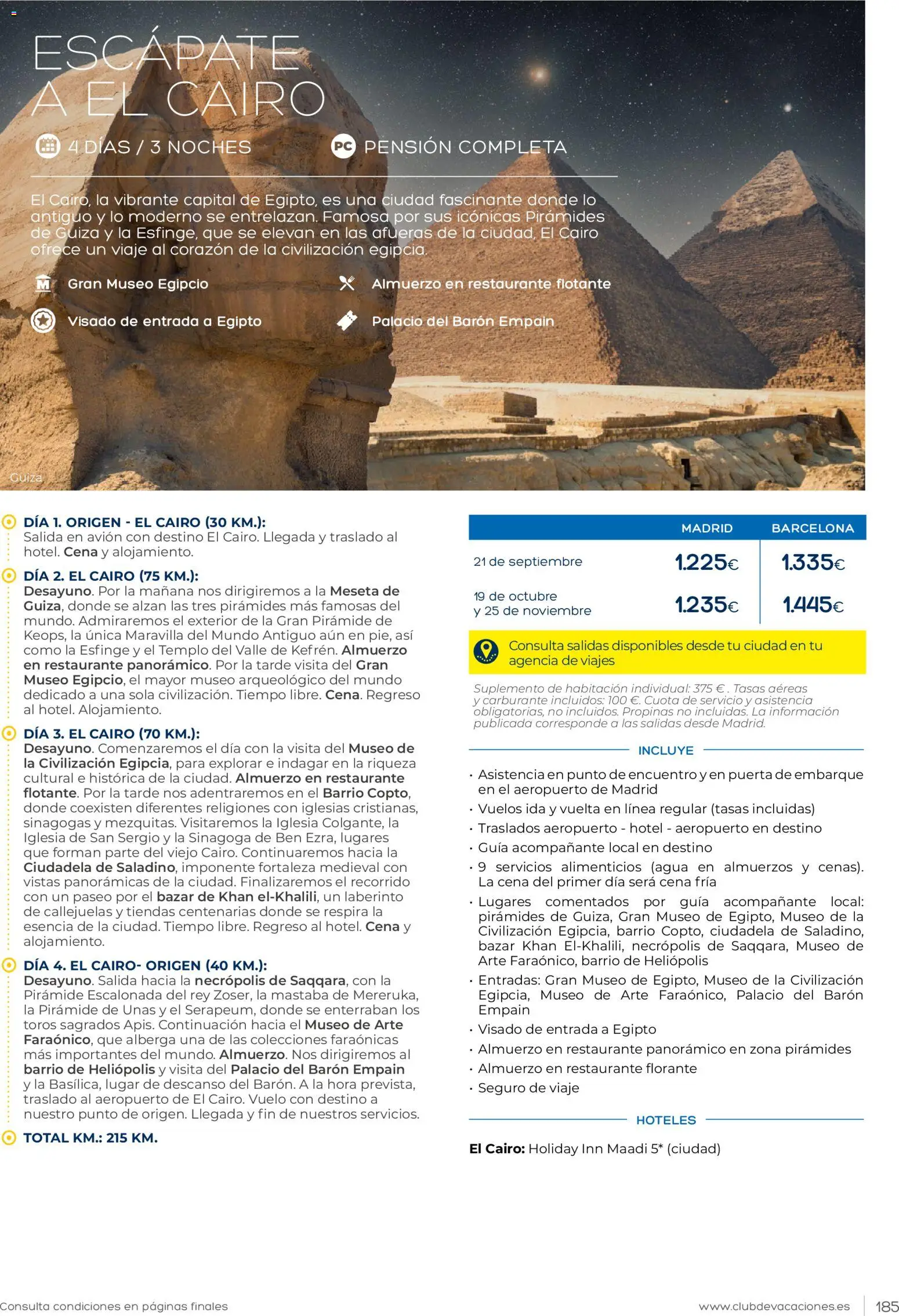Viajes El Corte Inglés Club de Vacaciones │ válido desde el 01.02.2026 | Página: 185