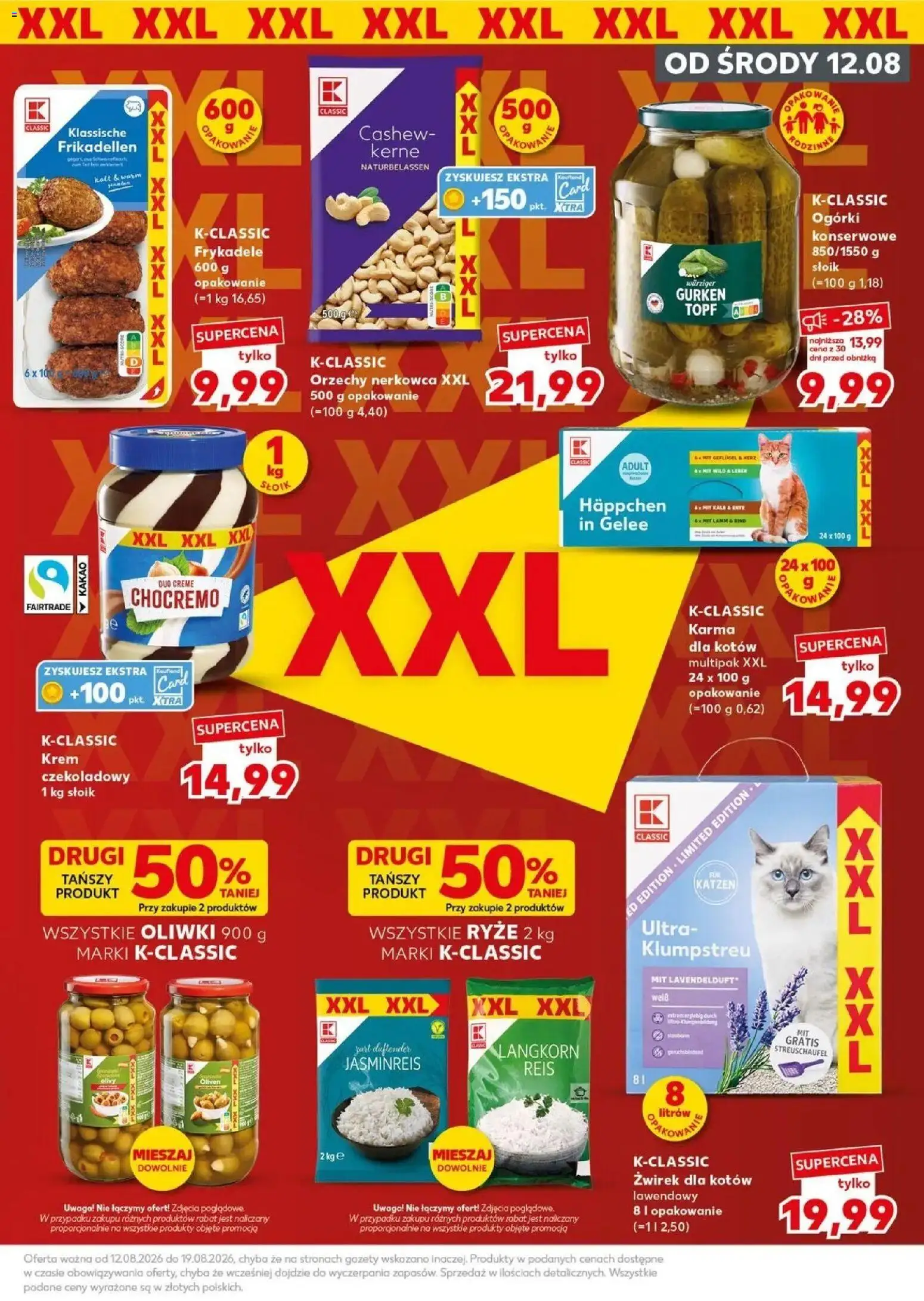 Kaufland gazetka - Super Piątek od 14.08.2026 - od jutra PDF | Strona: 13 | Produkty: Kakao, Gazety, Karma dla kotów, Karma