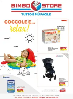 Anteprima del volantino Bimbo store volantino Arezzo, Montevarchi, Foligno valido a partire dal 30/07/2026