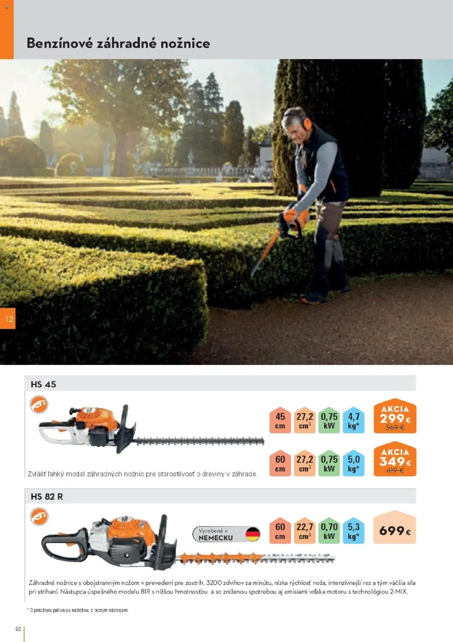 Nové STIHL akcie – leták je platný od 19.08.2026 | Strana: 92