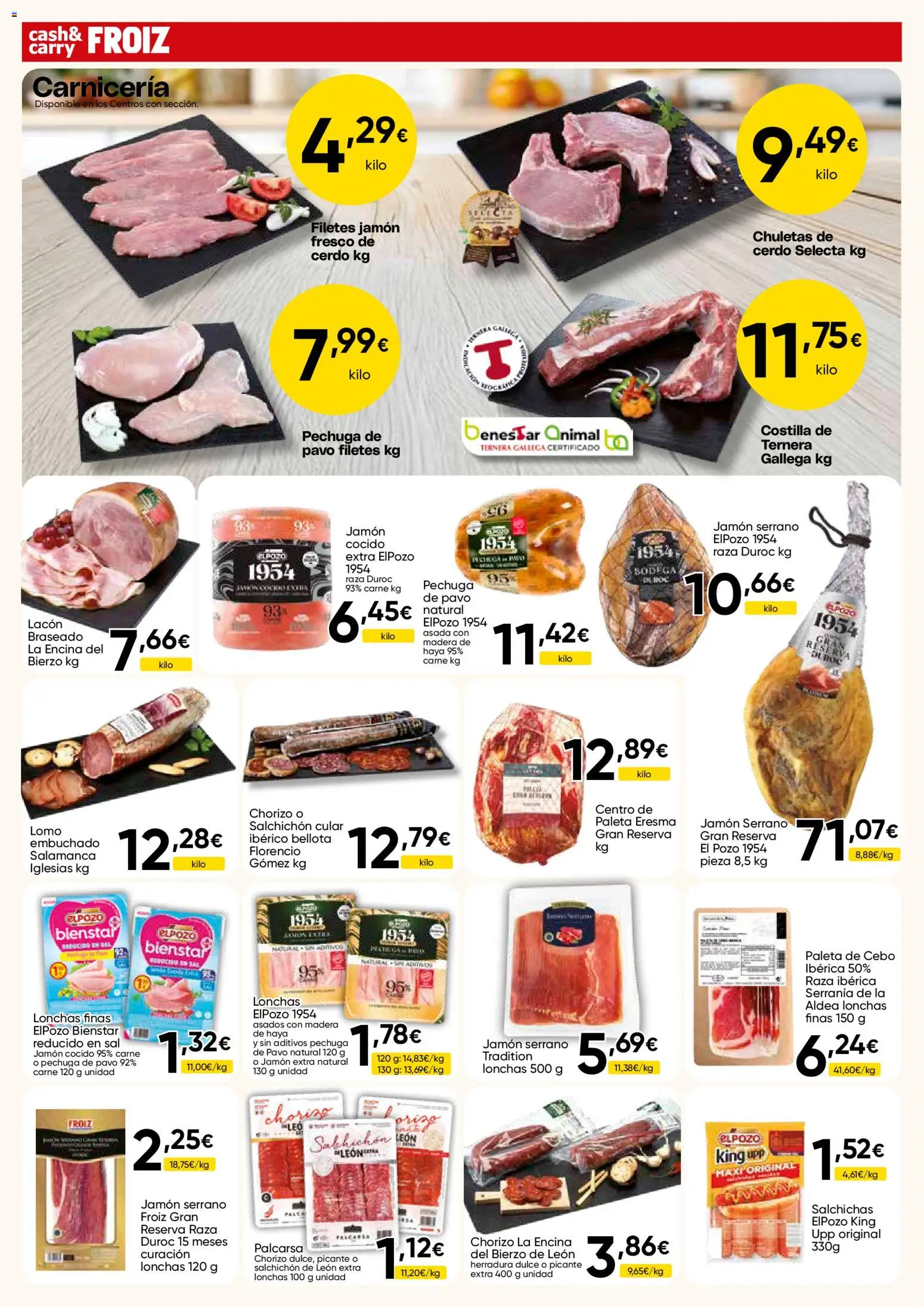 Froiz - Folleto Cash │ válido desde el 30/09/2026 | Página: 10 | Productos: Carne de pavo, Sal, Carne, Salchichas
