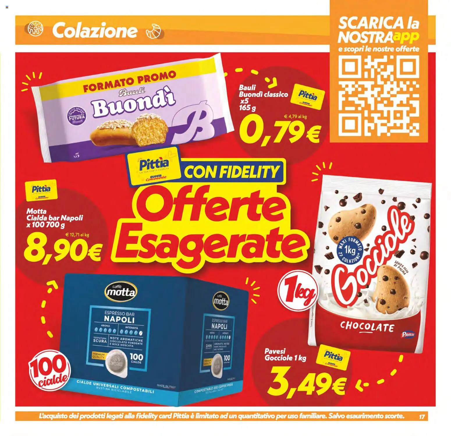 Volantino SuperConveniente del 01/09/2026 | Pagina: 17 | Prodotti: Caffè, Cioccolato, Cialde, Cialda