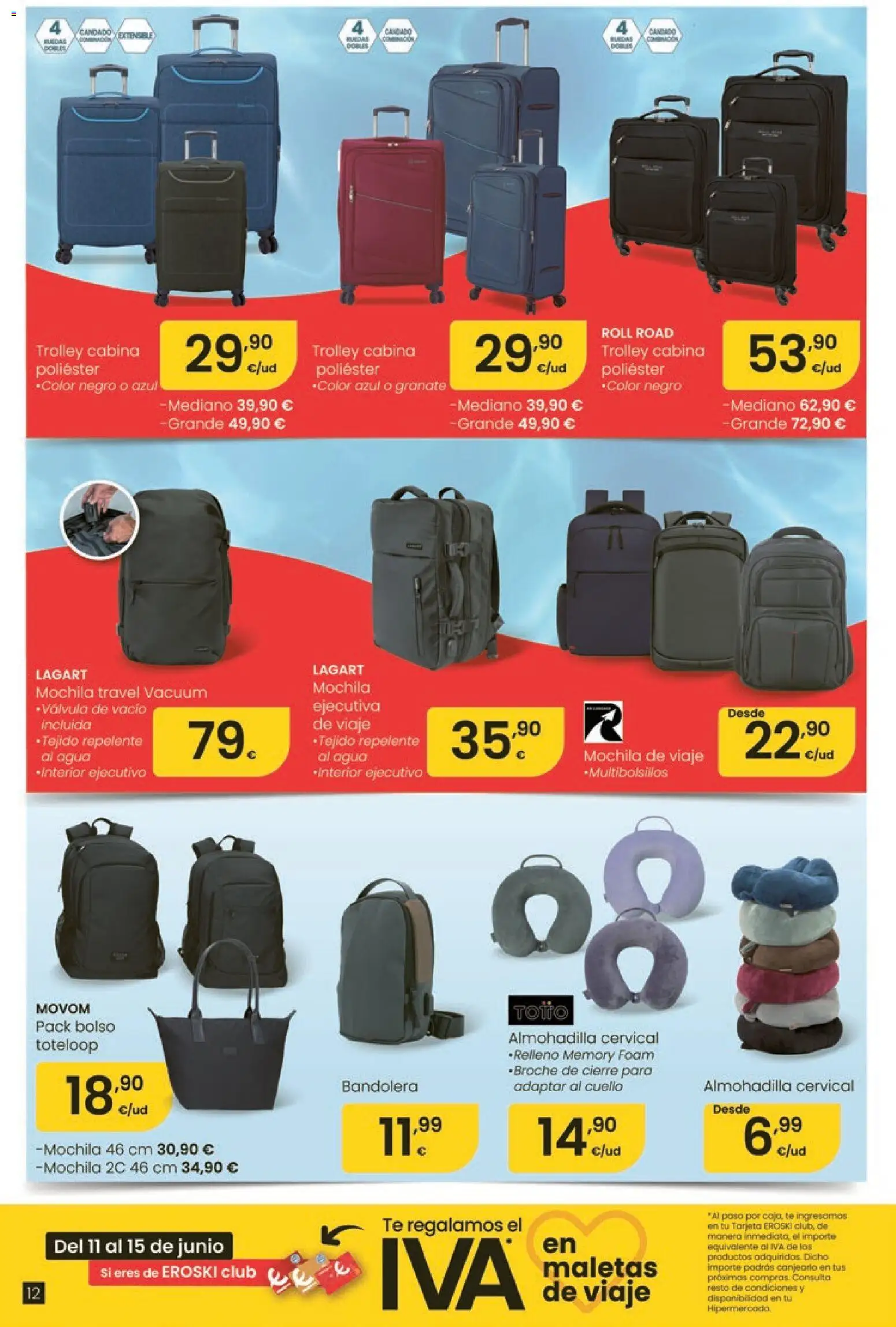 Eroski Oh! Oferta Pontevedra │ válido desde el 11.06.2026 | Página: 12 | Productos: Bolso, Mochila, Té