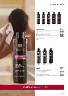 Pré-visualização Catálogo Avon Campanha 10 válido de 01/10/2026 | Página: 173 | Produtos: Champô, Shampoo, Condicionador, Banho