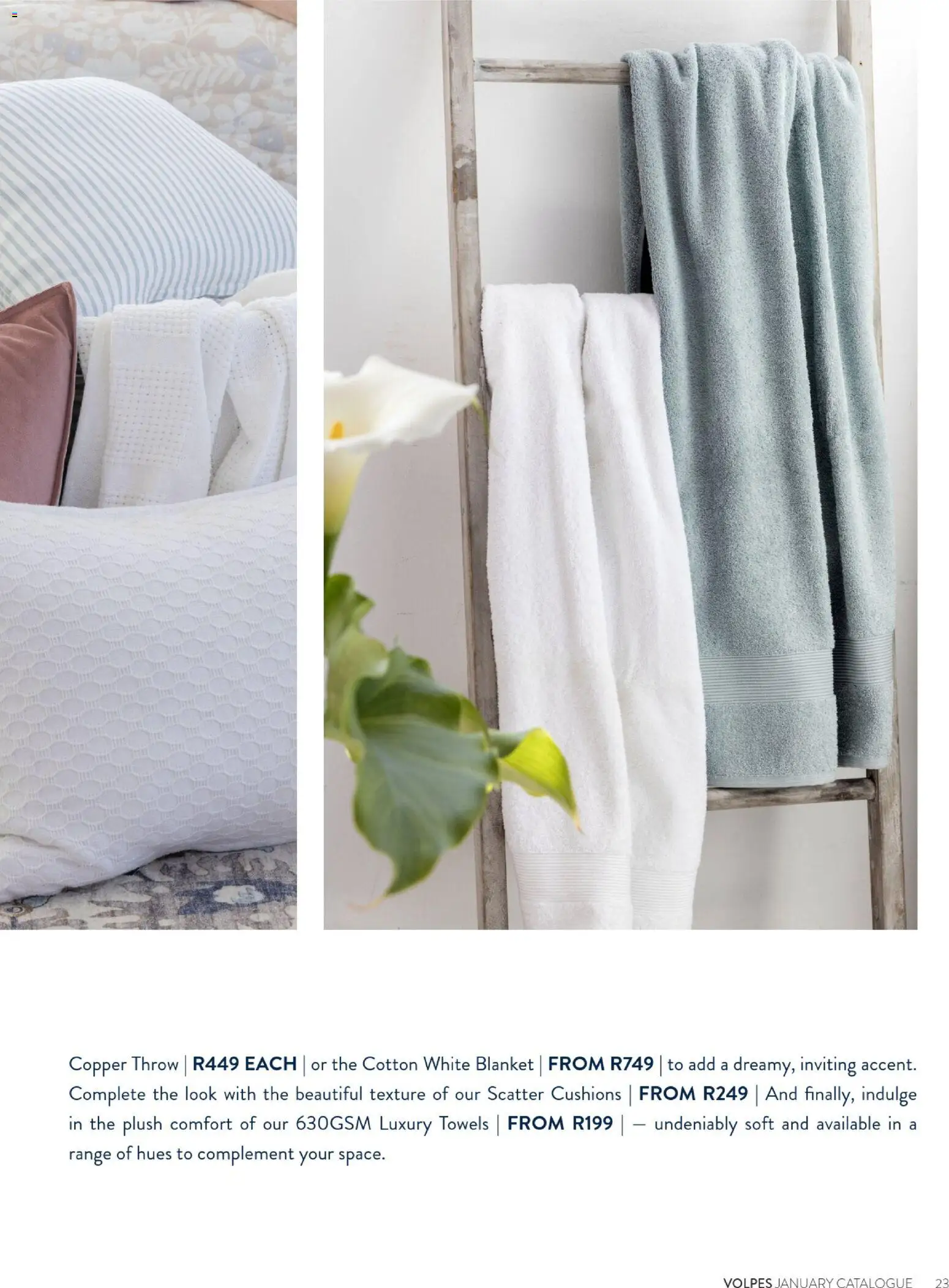 New Volpes catalogue – valid from 01/01/2026 | Page: 45 | Products: Towels, Blanket