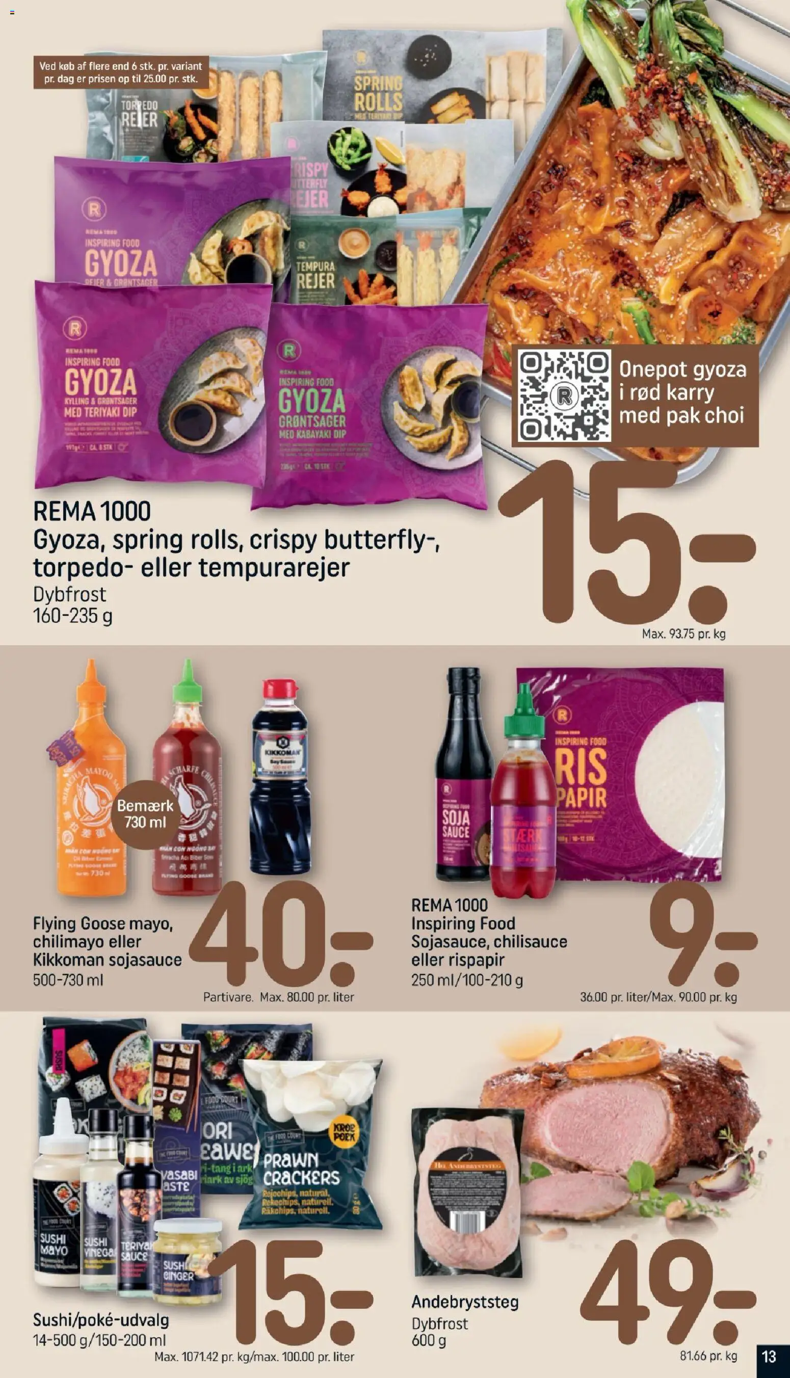 Rema 1000 tilbudsavis – gyldig fra 04/10/2026 | Side: 13