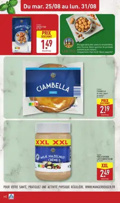 Aldi - Prévisualisation de PÂTE À TARTINER LAIT ET NOISETTES, PÂTE À TARTINER LAIT ET NOISETTES valide à partir de 25/08/2026 | Page: 28