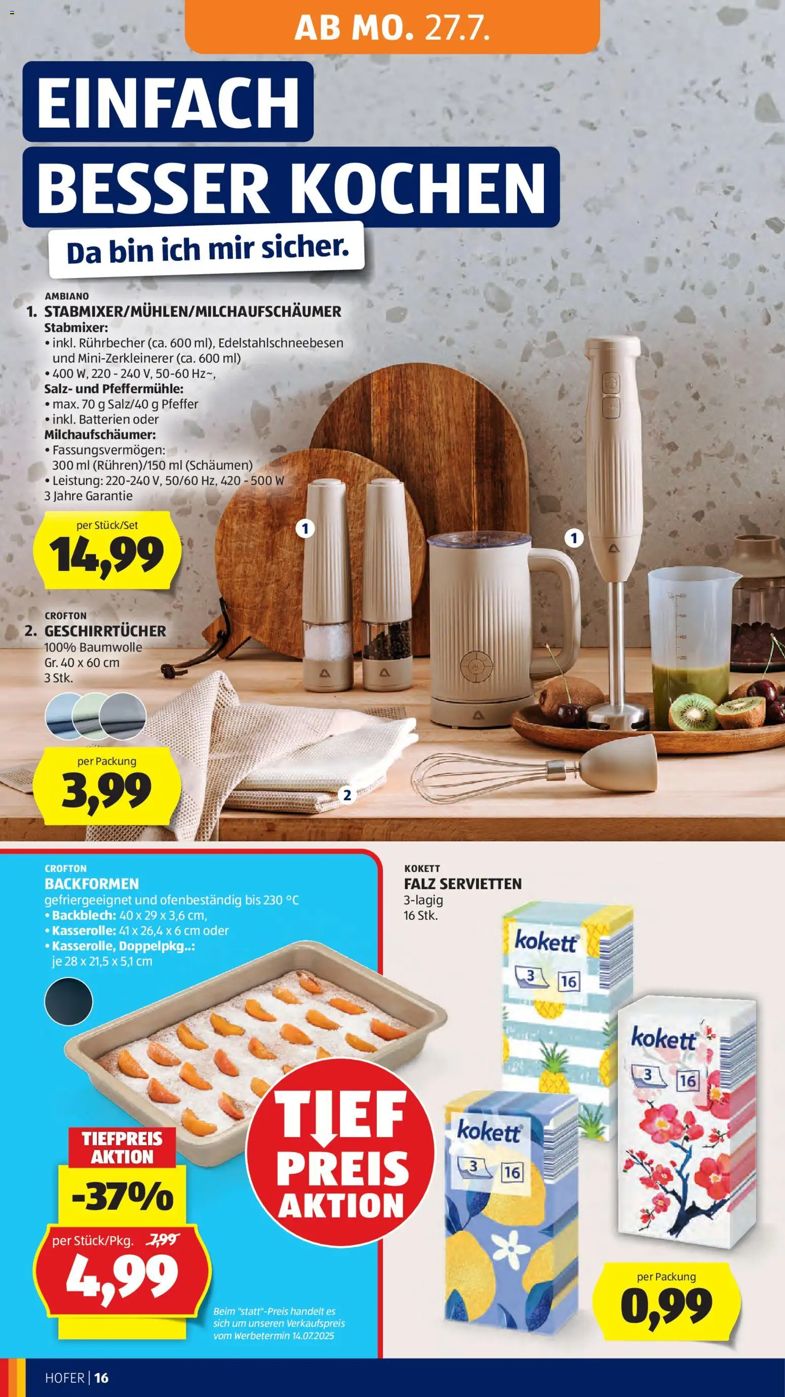 Hofer Flugblatt gültig ab 24.07.2026 | Seite: 26