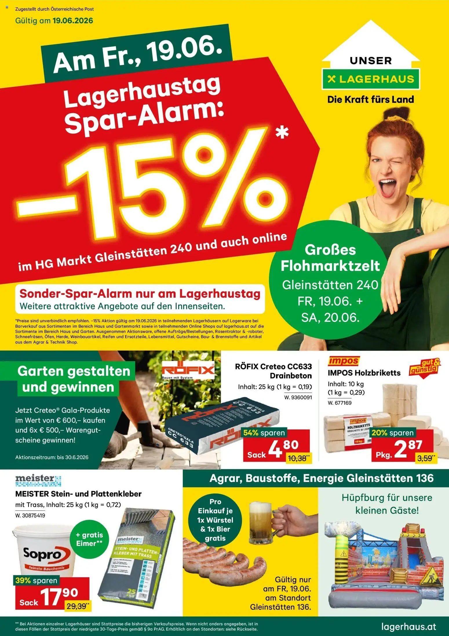 Lagerhaus - Wochen Angebote gültig ab 18.06.2026 | Seite: 1 | Produkte: Bier