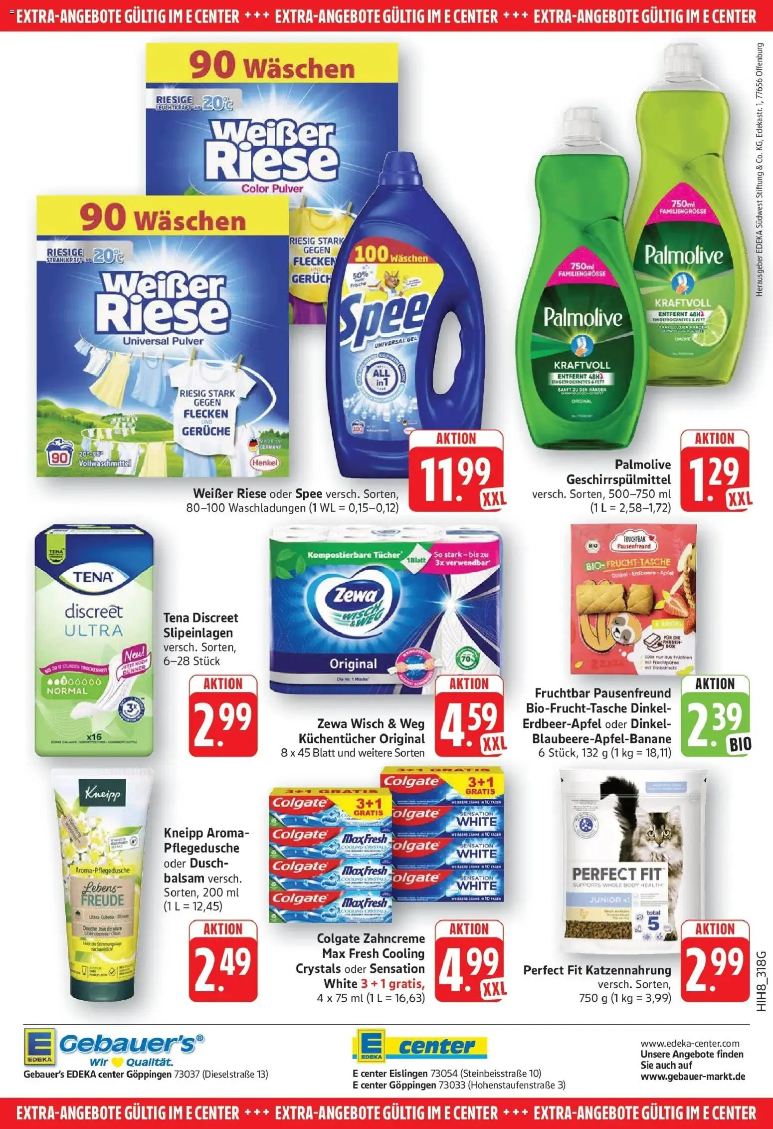 Edeka Prospekt Göppingen (ab 21.09.2026) » Angebote Online | Seite: 28 | Produkte: Tasche, Äpfel, Zewa, Geschirrspülmittel