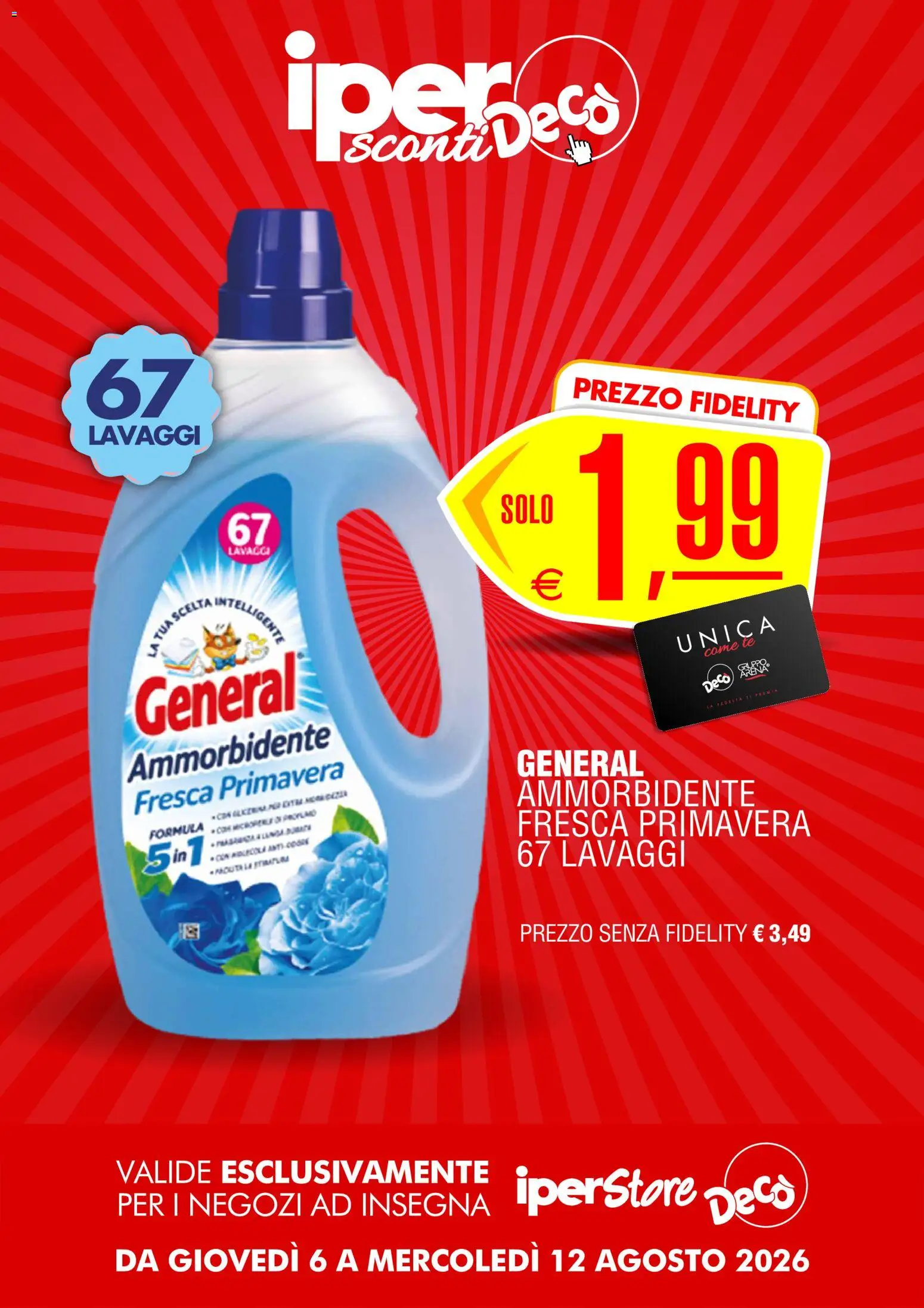Volantino Decò del 06/08/2026 | Pagina: 11 | Prodotti: Ammorbidente, Tè