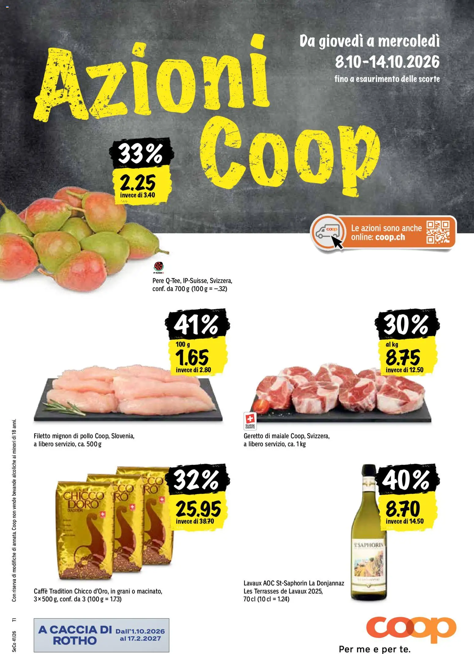 Coop aktionen IT – gültig ab 08.10.2026 | Seite: 1