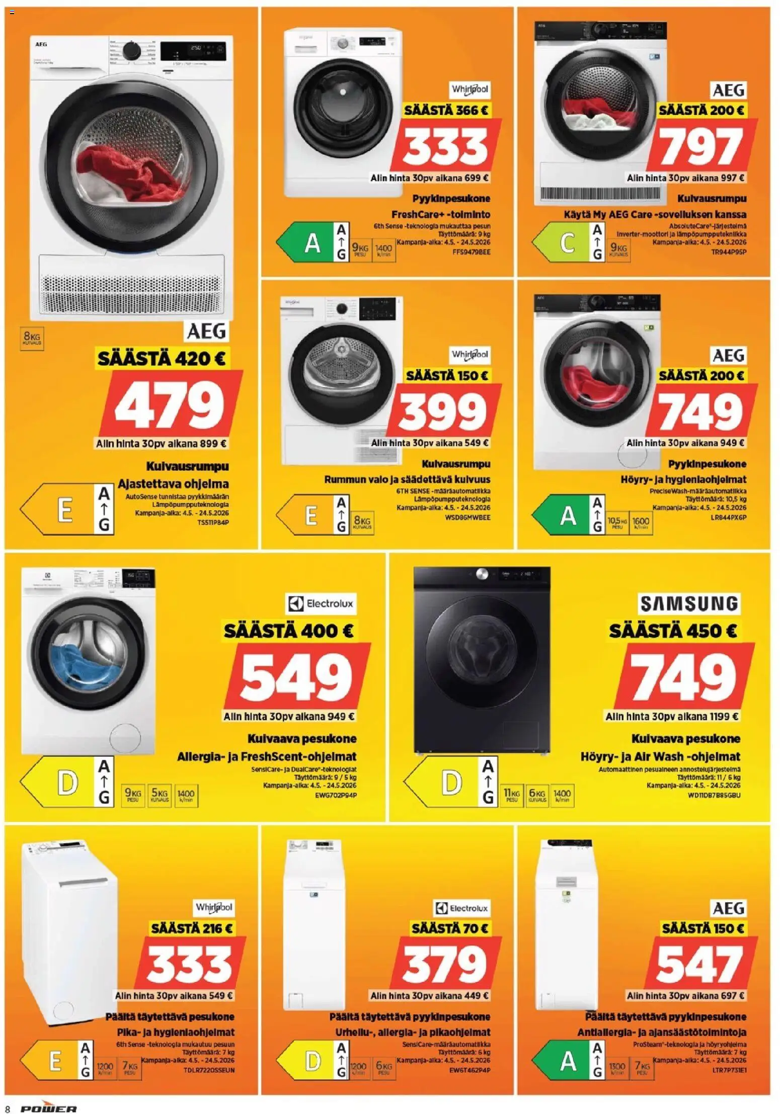 Power tarjoukset – voimassa 24.05.2026 alkaen | Sivu: 8