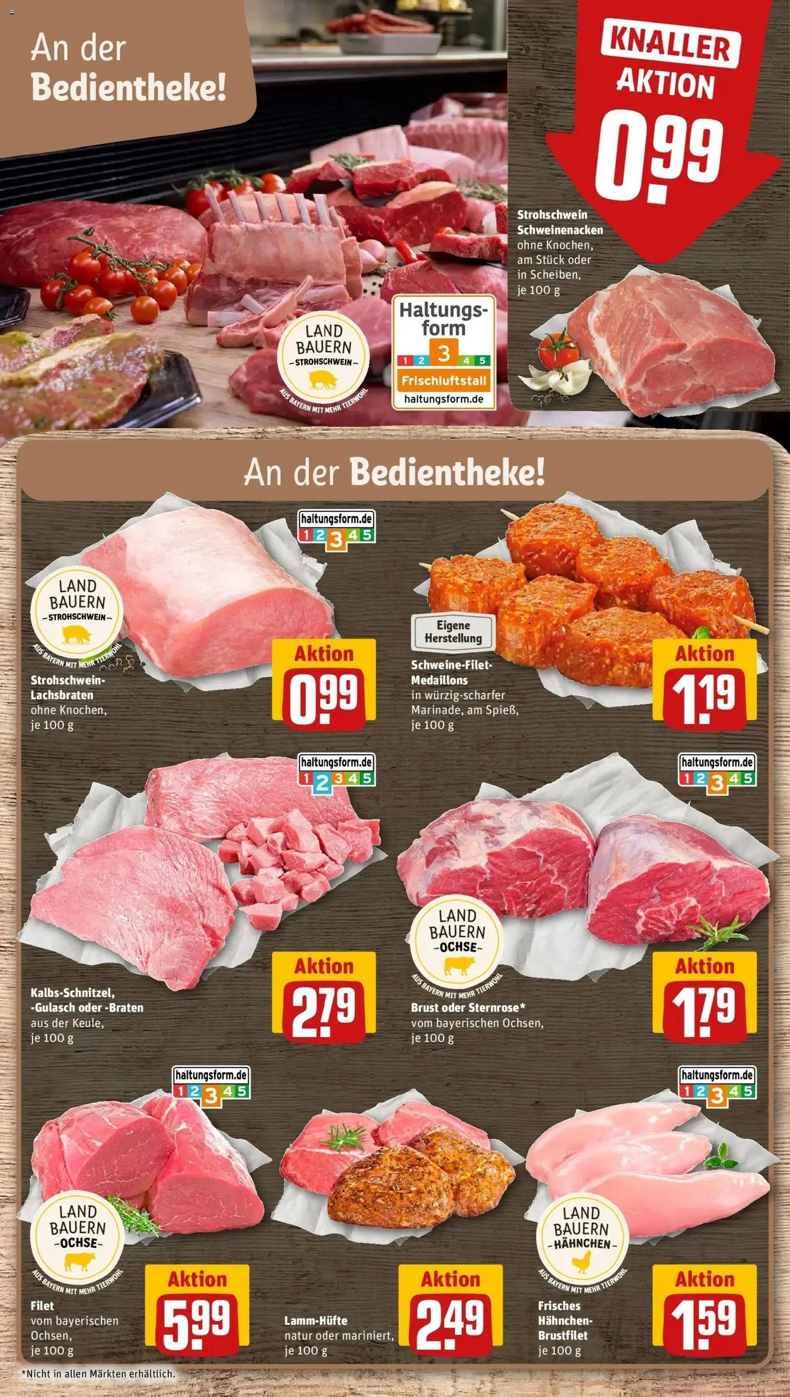REWE Prospekt ab 14.09.2026 zum Blättern » Angebote | Seite: 6 | Produkte: Hahnchen, Schweinenacken, Schweinefilet, Gulasch
