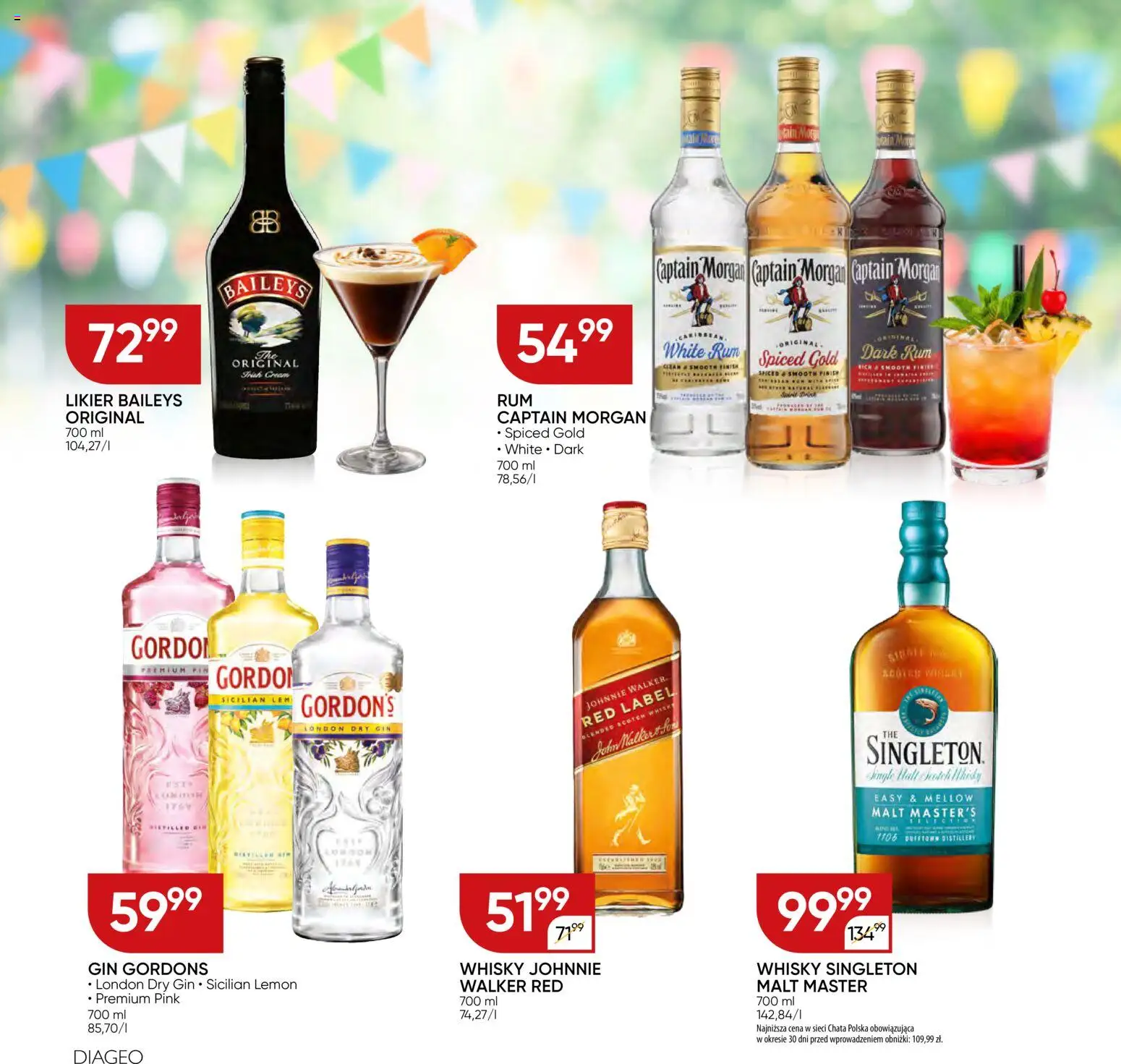 Chata Polska gazetka - Mocna Oferta od 07.07.2026 | Strona: 6 | Produkty: Red label, Whisky Singleton, Gin, Whisky