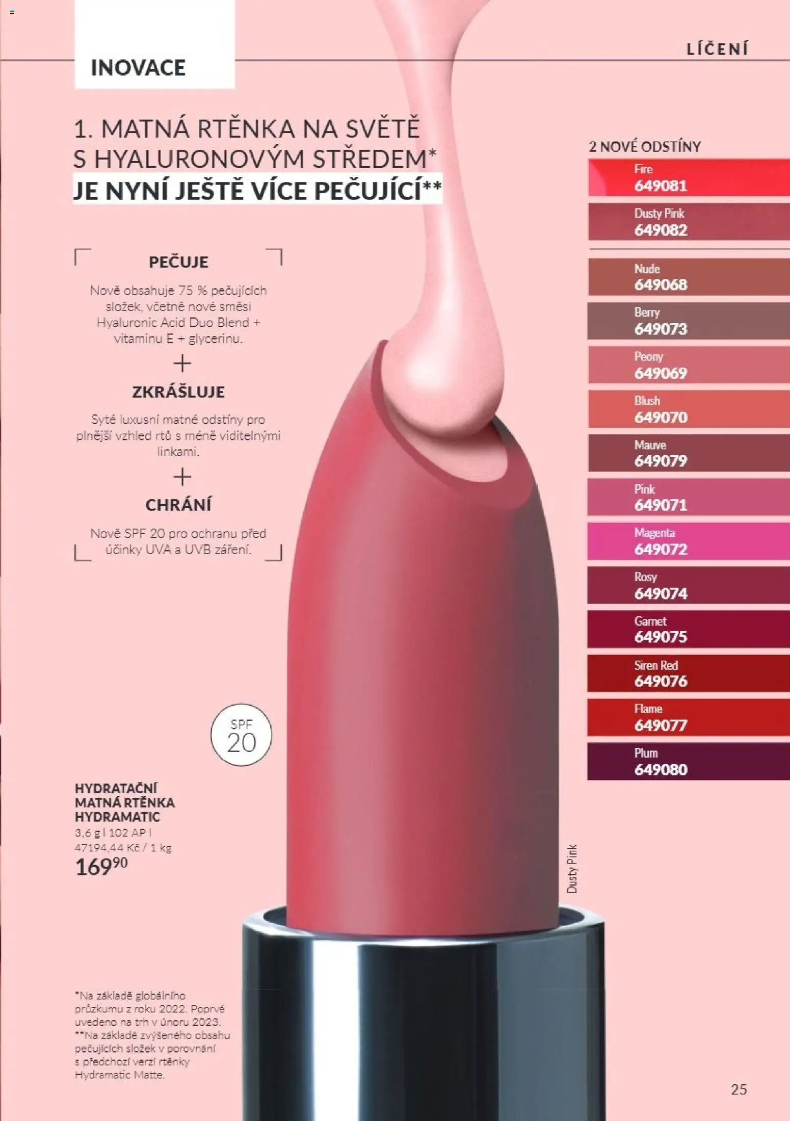 Avon Katalog 10/2026 od 01.10.2026 | Strana: 25 | Produkty: Rtěnka