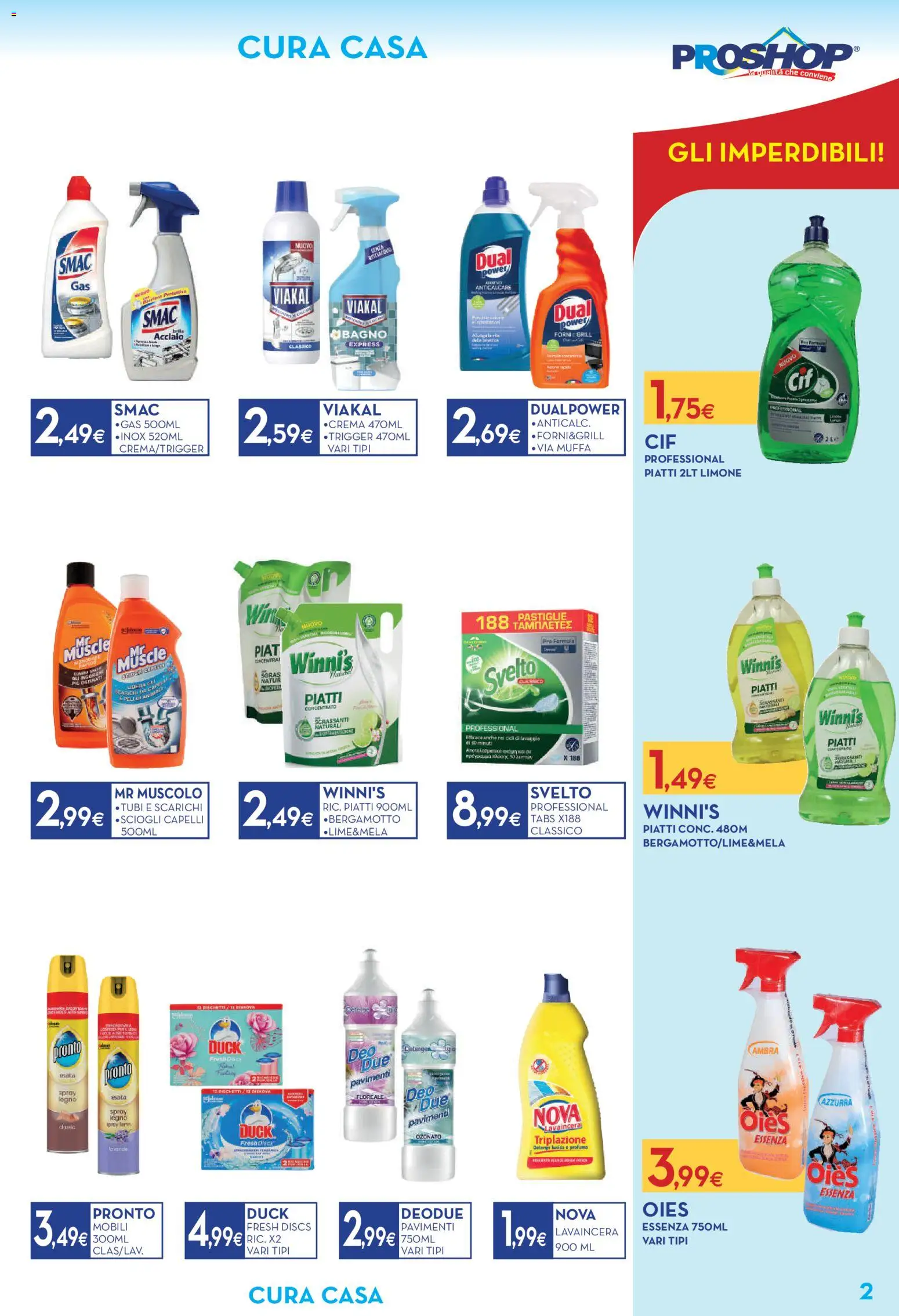 Volantino Proshop del 10.06.2026 | Pagina: 3 | Prodotti: Anticalcare, Limone