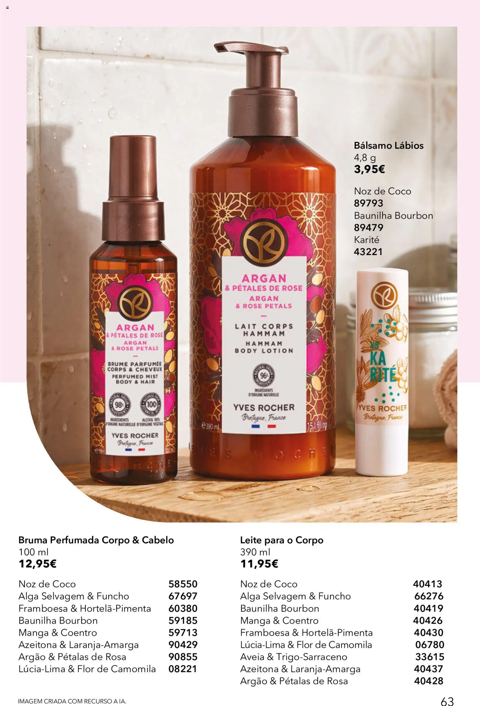 Yves Rocher Catalogo 13 │ válido de 21/10/2026 | Página: 63 | Produtos: Aveia, Baunilha, Manga, Coco