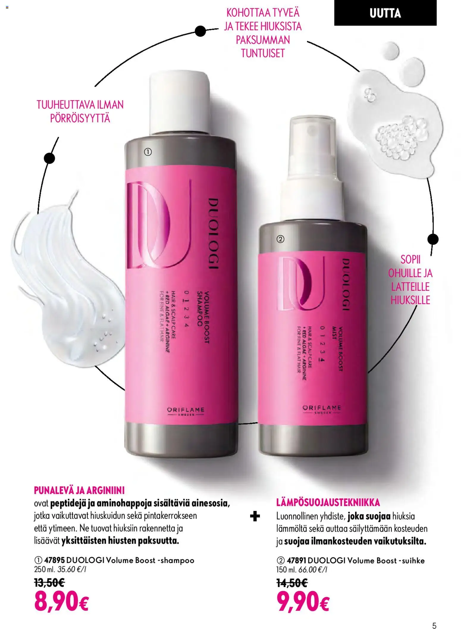 Oriflame tarjoukset – voimassa 26/08/2026 alkaen | Sivu: 5 | Tuotteet: Shampoo