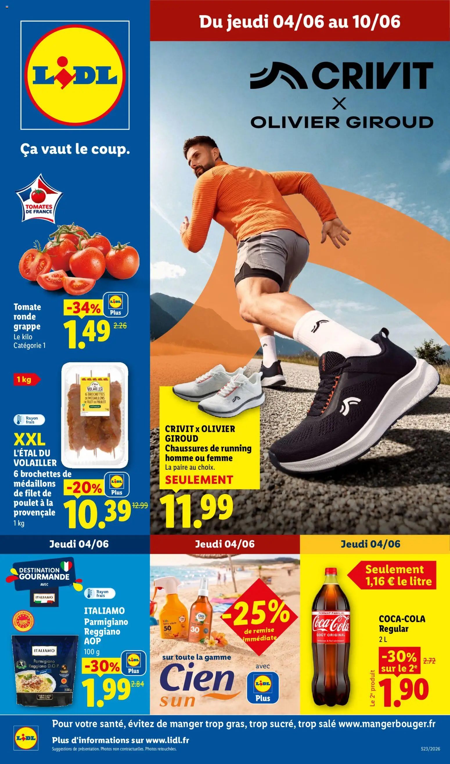 {H1} | Page: 1 | Produits: Parmesan, Olivier, Tomates