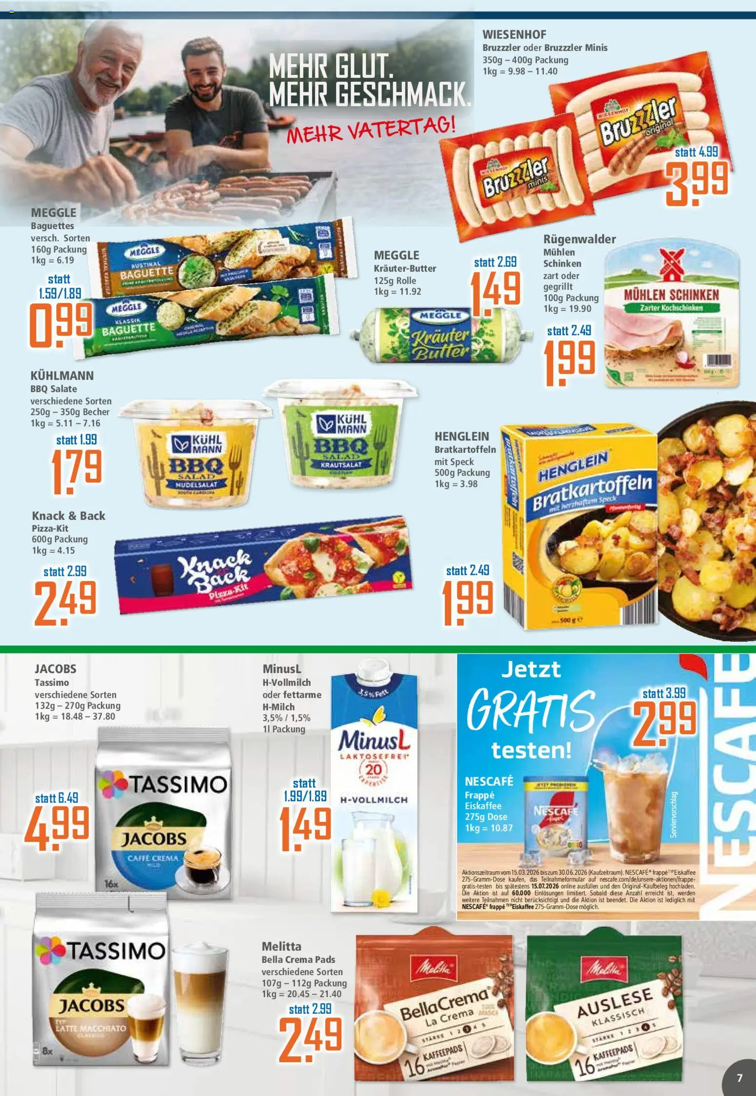 Klaas & Kock Prospekt 	 – gültig ab 11.05.2026 | Seite: 7 | Produkte: Kaffeepads, Baguette, Kräuterbutter, Tassimo