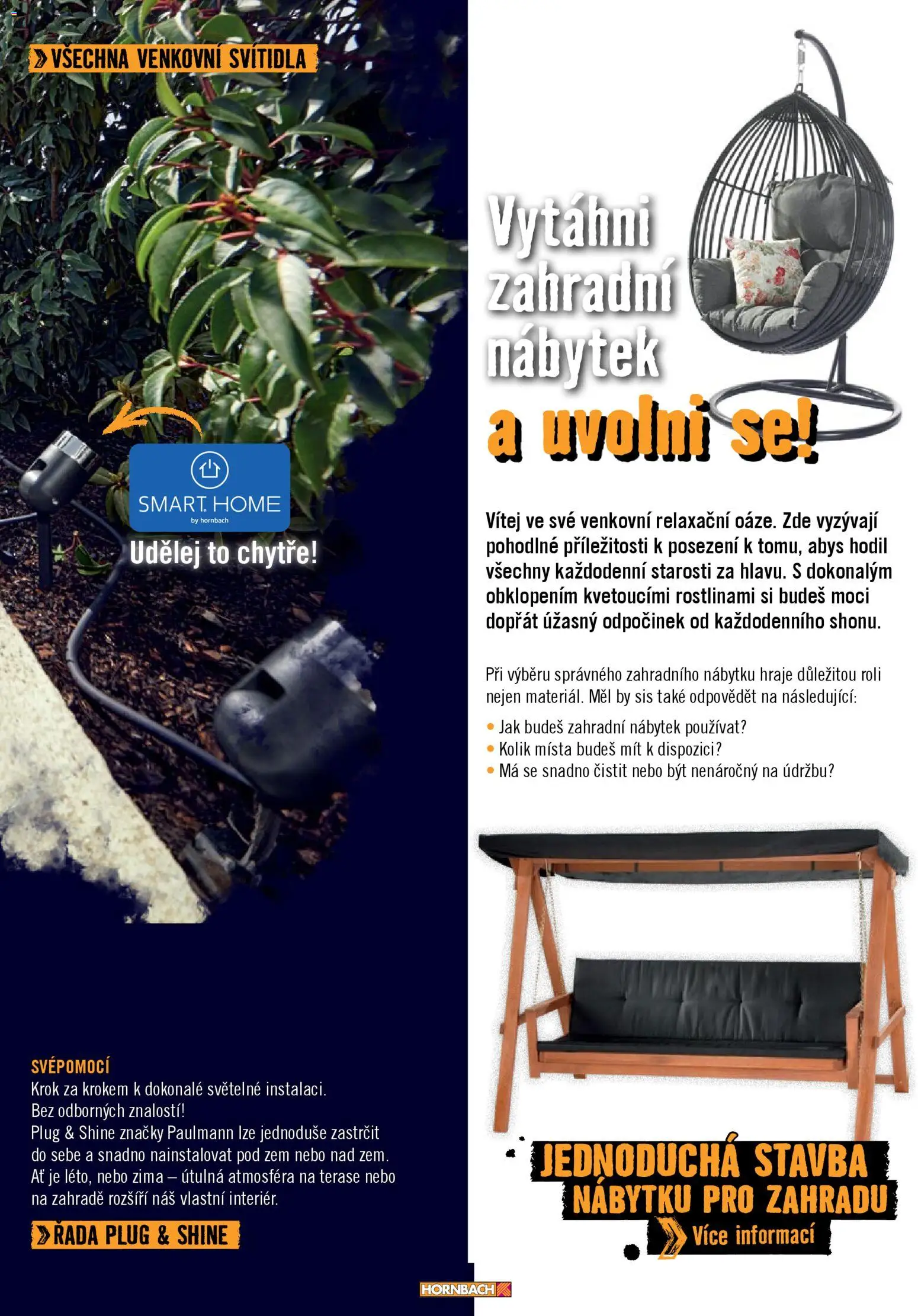 HORNBACH leták - Zahrada od 01.01.2026 | Strana: 35 | Produkty: Nábytek, Zahradní nábytek