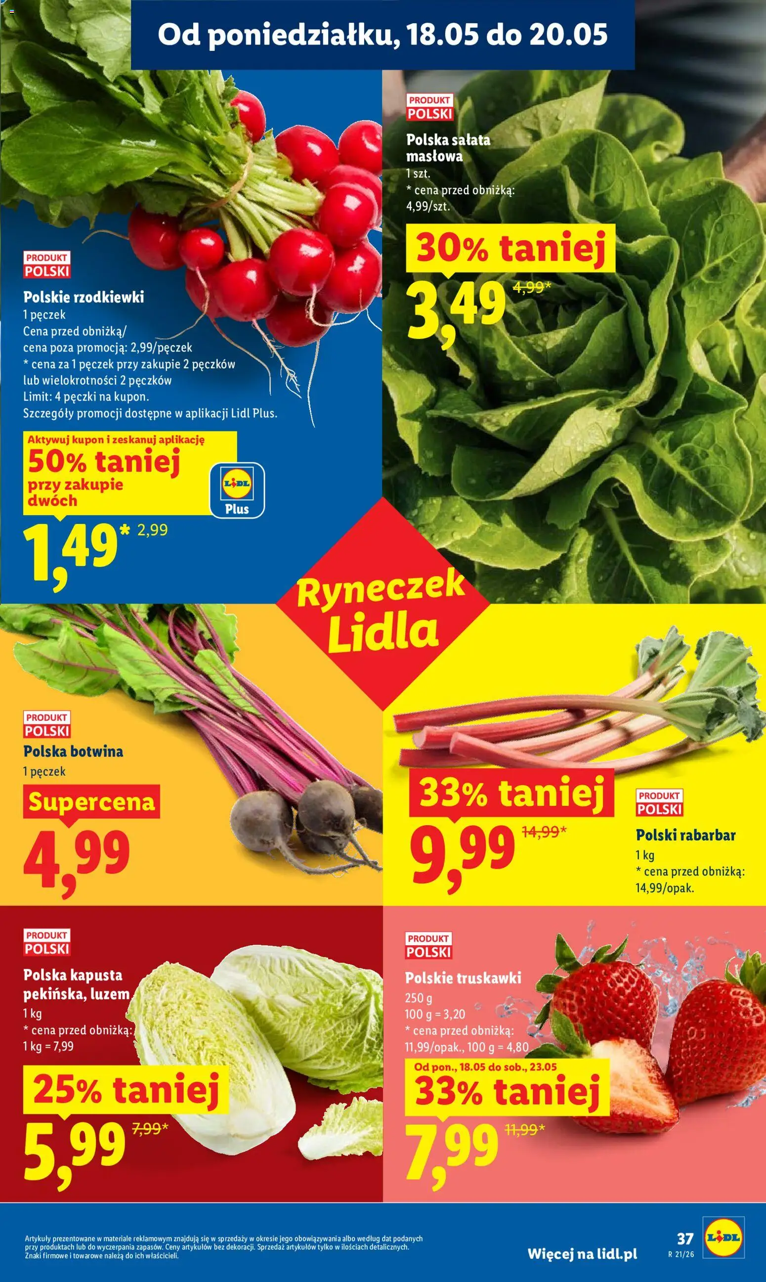 Lidl Polsko leták od 18.05.2026 | Strana: 37 | Produkty: Kapusta