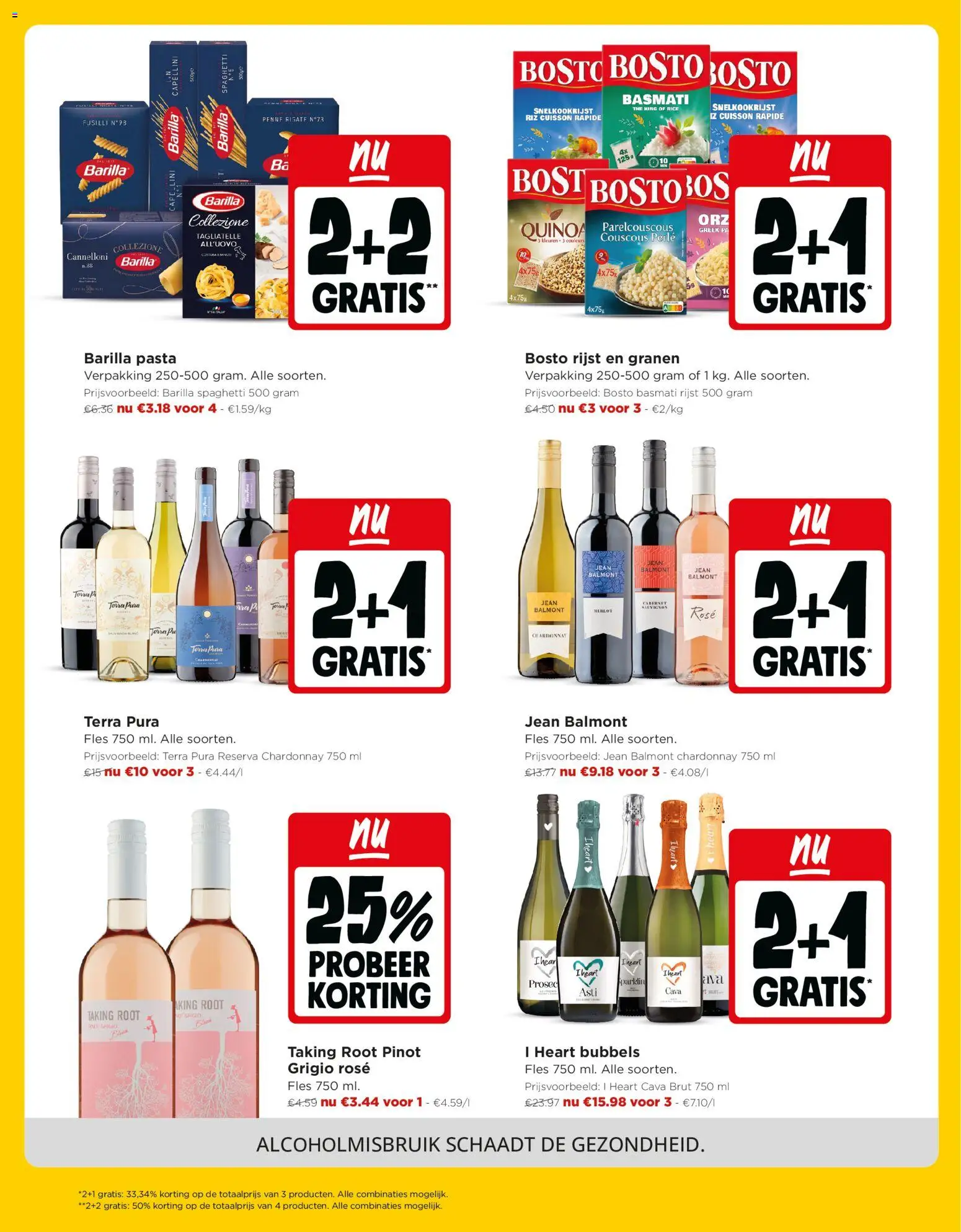 {H1} | Pagina: 16 | Producten: Fles, Rijst, Spaghetti, Basmati rijst