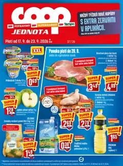 COOP Jednota leták platný od 17.09.2026