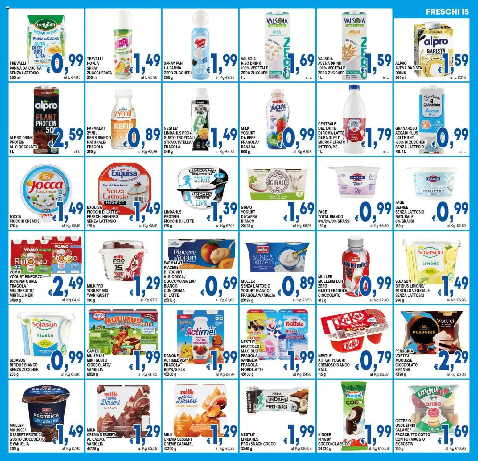 Volantino DEM del 17.03.2026 | Pagina: 15 | Prodotti: Yogurt, Fiocchi, Formaggio, Limone