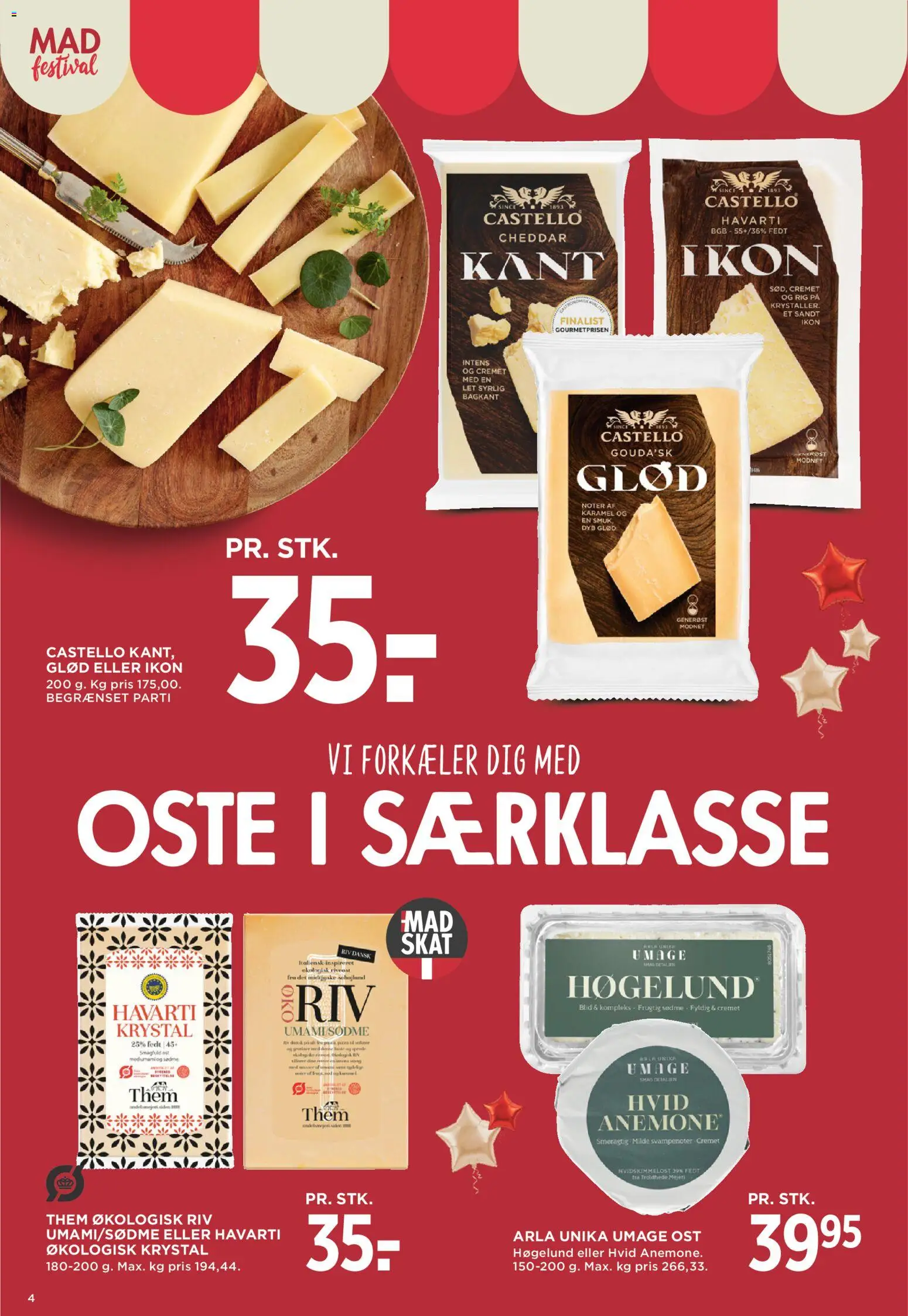Meny tilbudsavis – gyldig fra 18/09/2026 | Side: 4 | Produkter: Ost, Cheddar, Mel