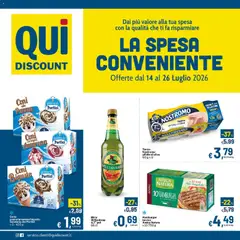 Anteprima del volantino Qui Discount volantino valido a partire dal 14/07/2026