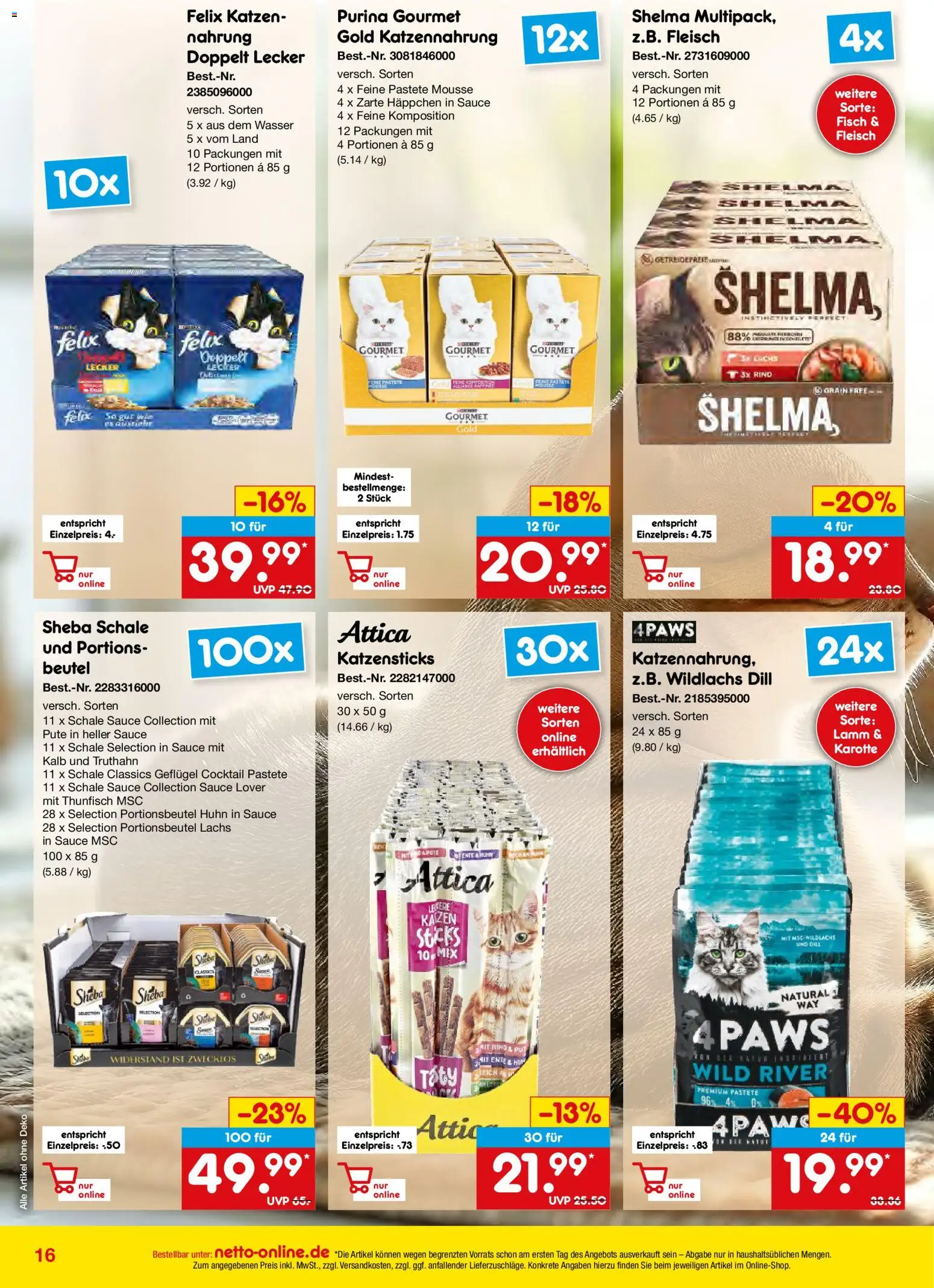 Netto Marken-Discount Online-Angebote Juni – gültig ab 01.06.2026 | Seite: 16 | Produkte: Pute, Thunfisch, Fisch, Fleisch