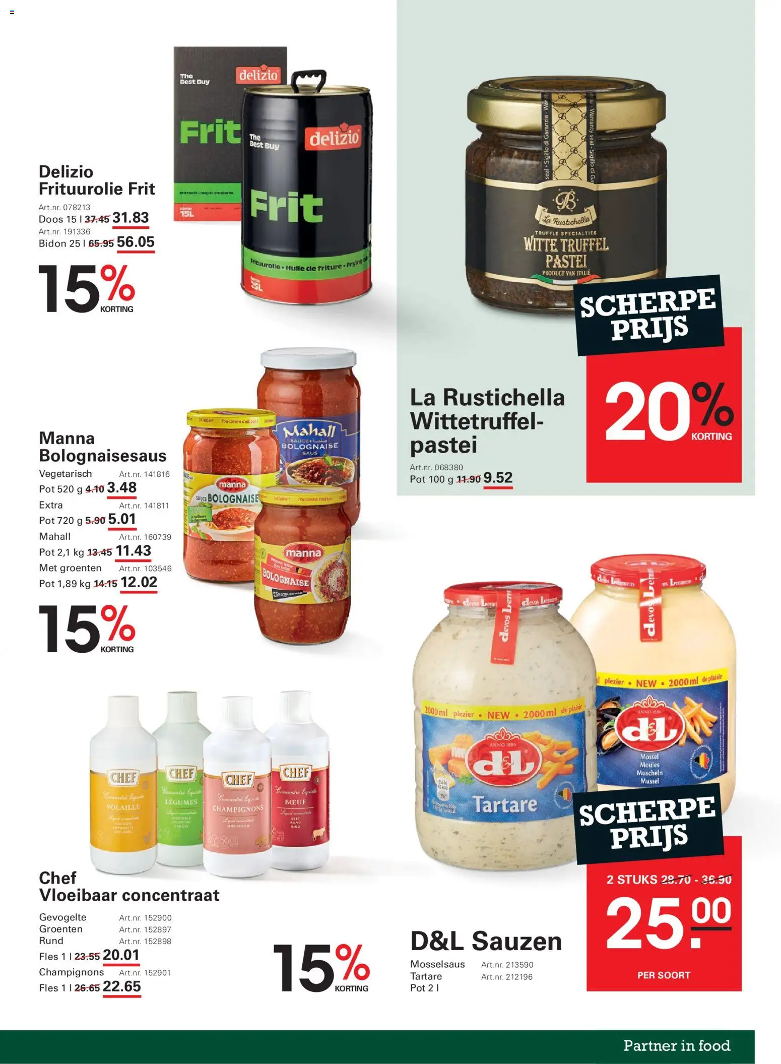 {H1} | Pagina: 15 | Producten: Fles, Saus, La, Pot