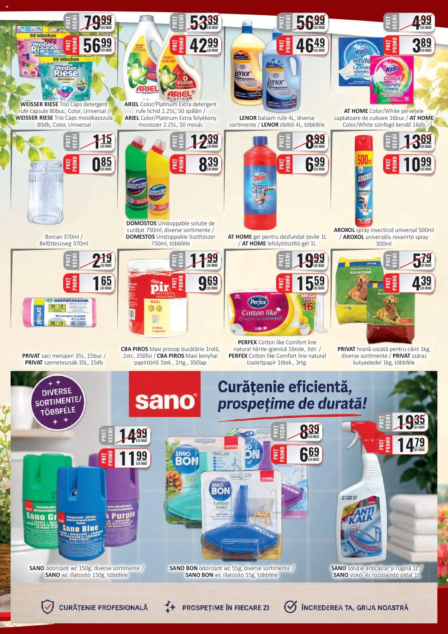 Noul catalog CBA – valabil de la 16.08.2026 | Pagină: 7 | Produse: Active, Bucătărie, Borcan, Detergent